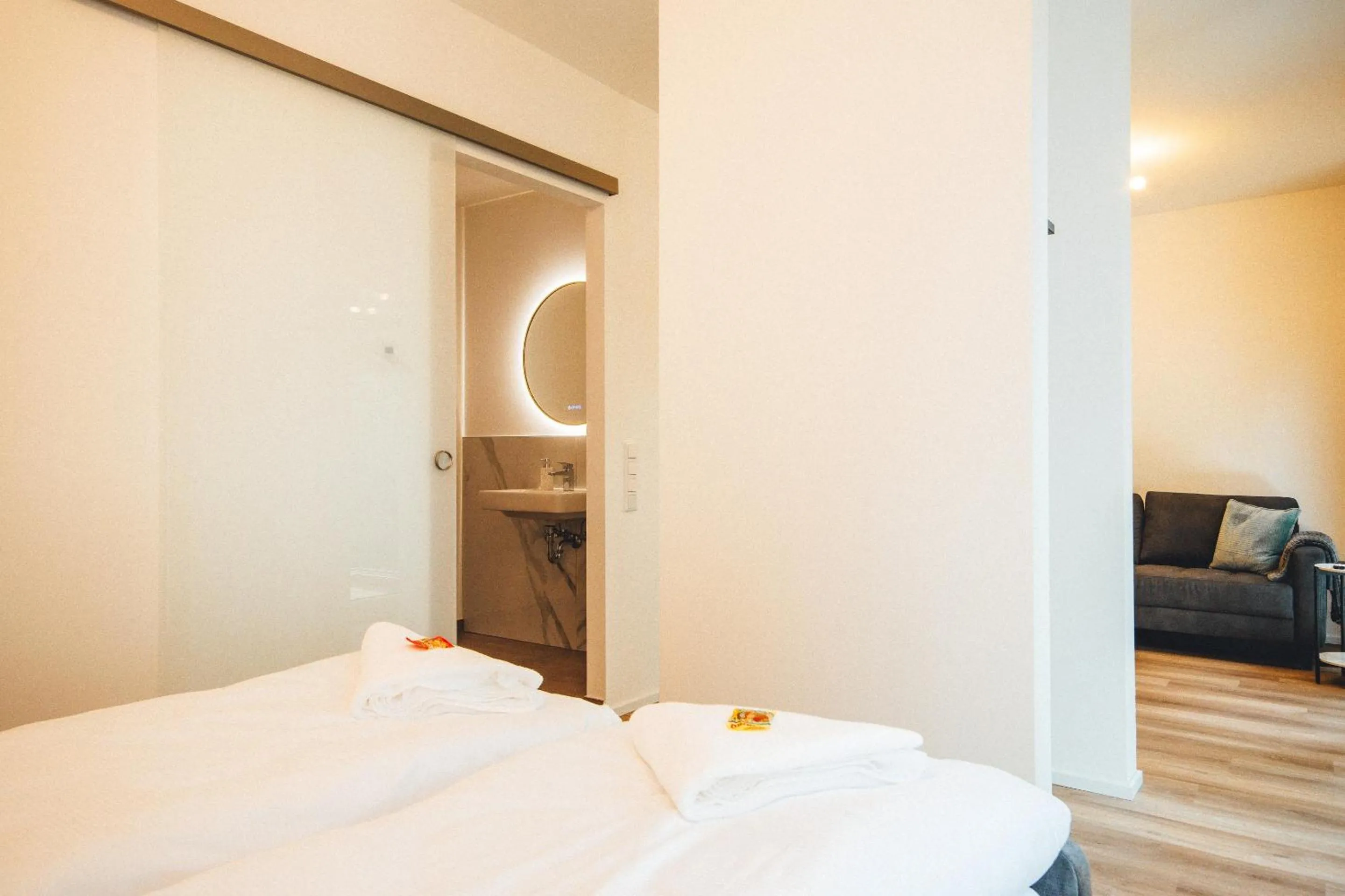 Bedroom, Bed in THE WOS Apartments