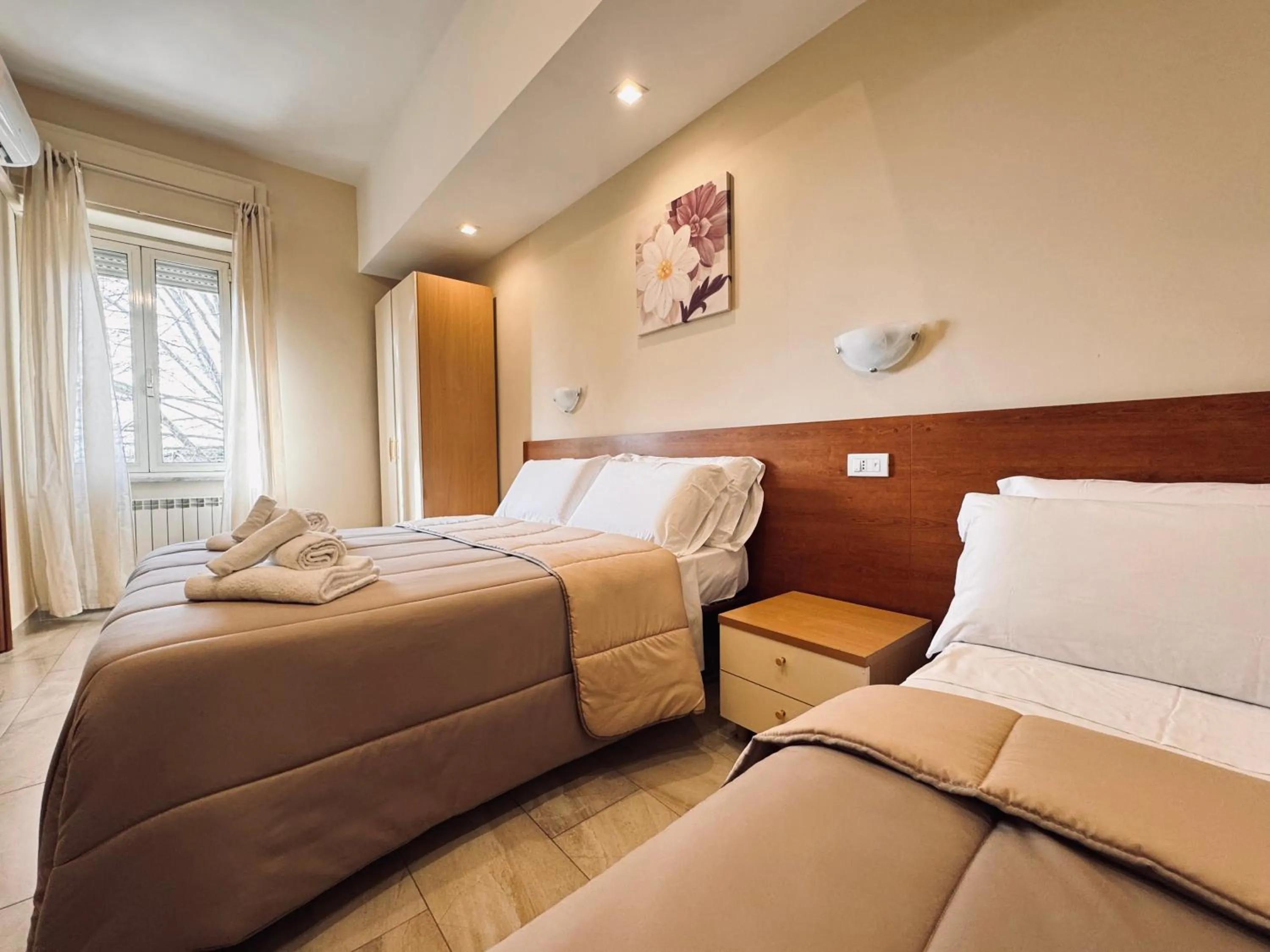 Bed in Hotel Villa Robinia