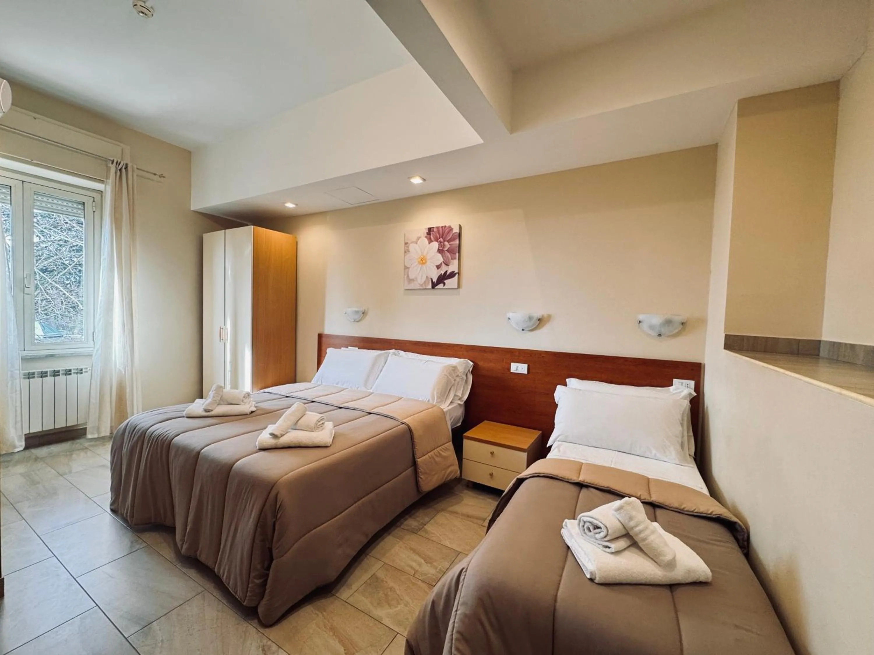 Bed in Hotel Villa Robinia