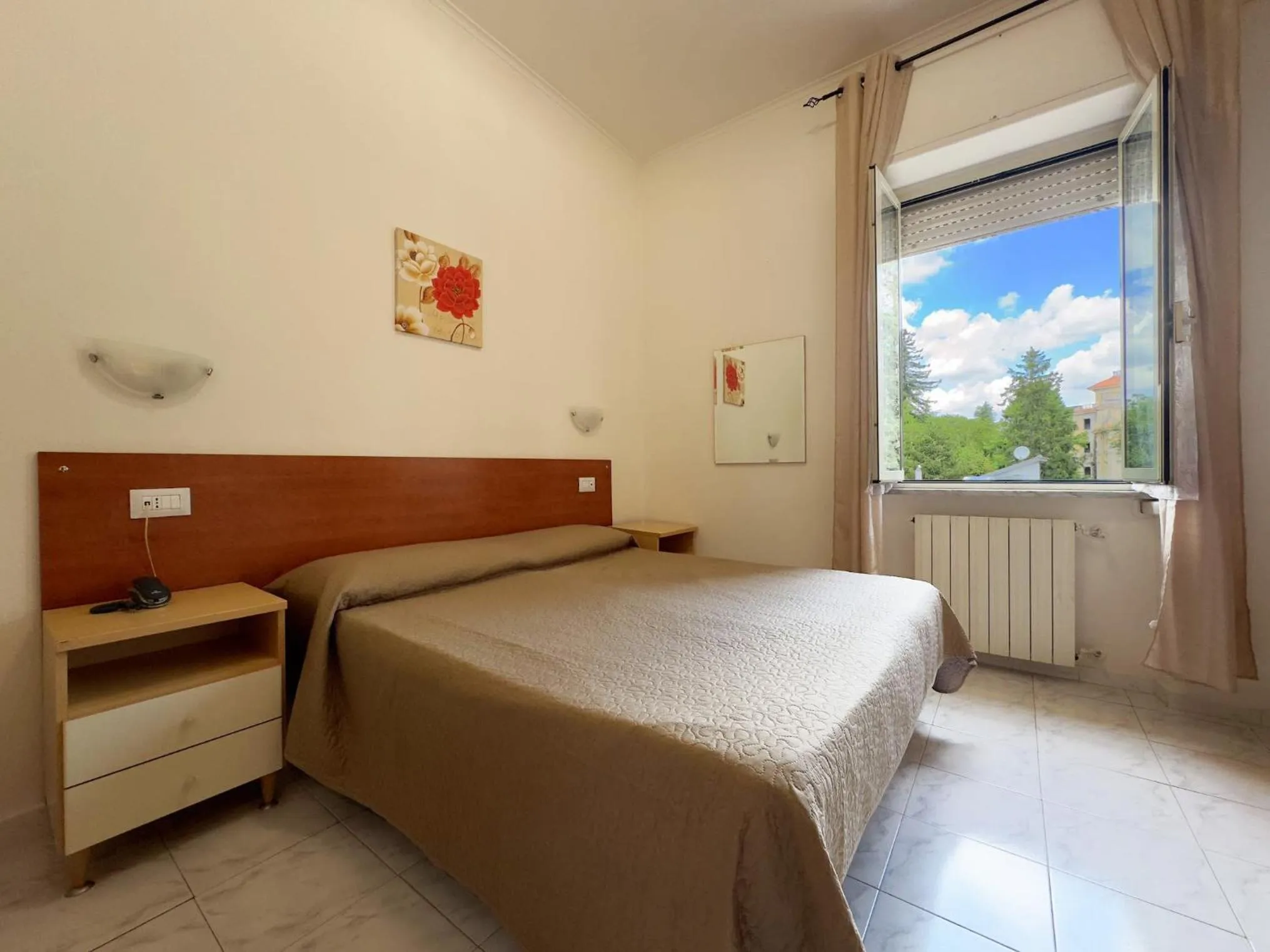 Bed in Hotel Villa Robinia