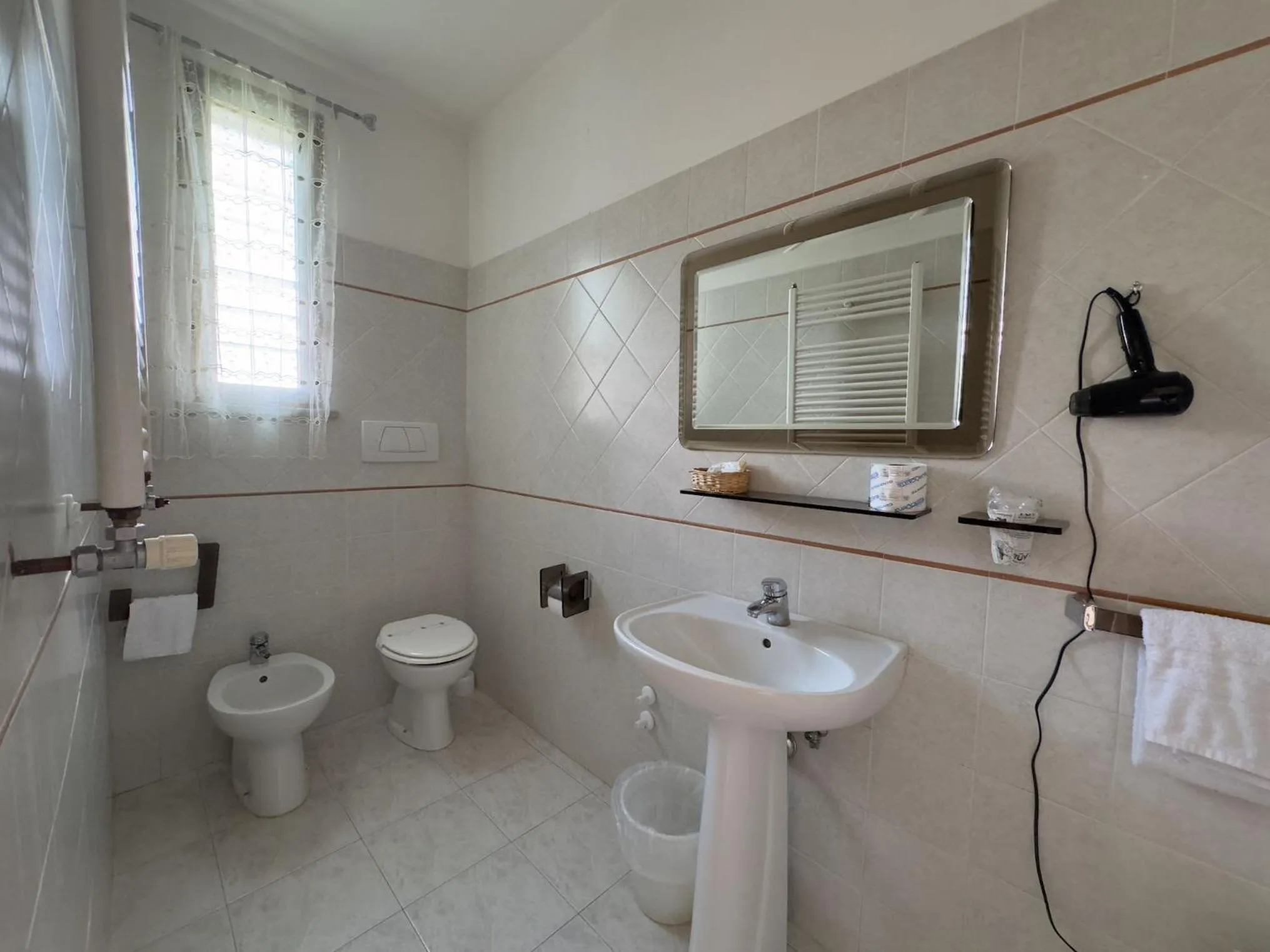 Toilet in Hotel Villa Robinia