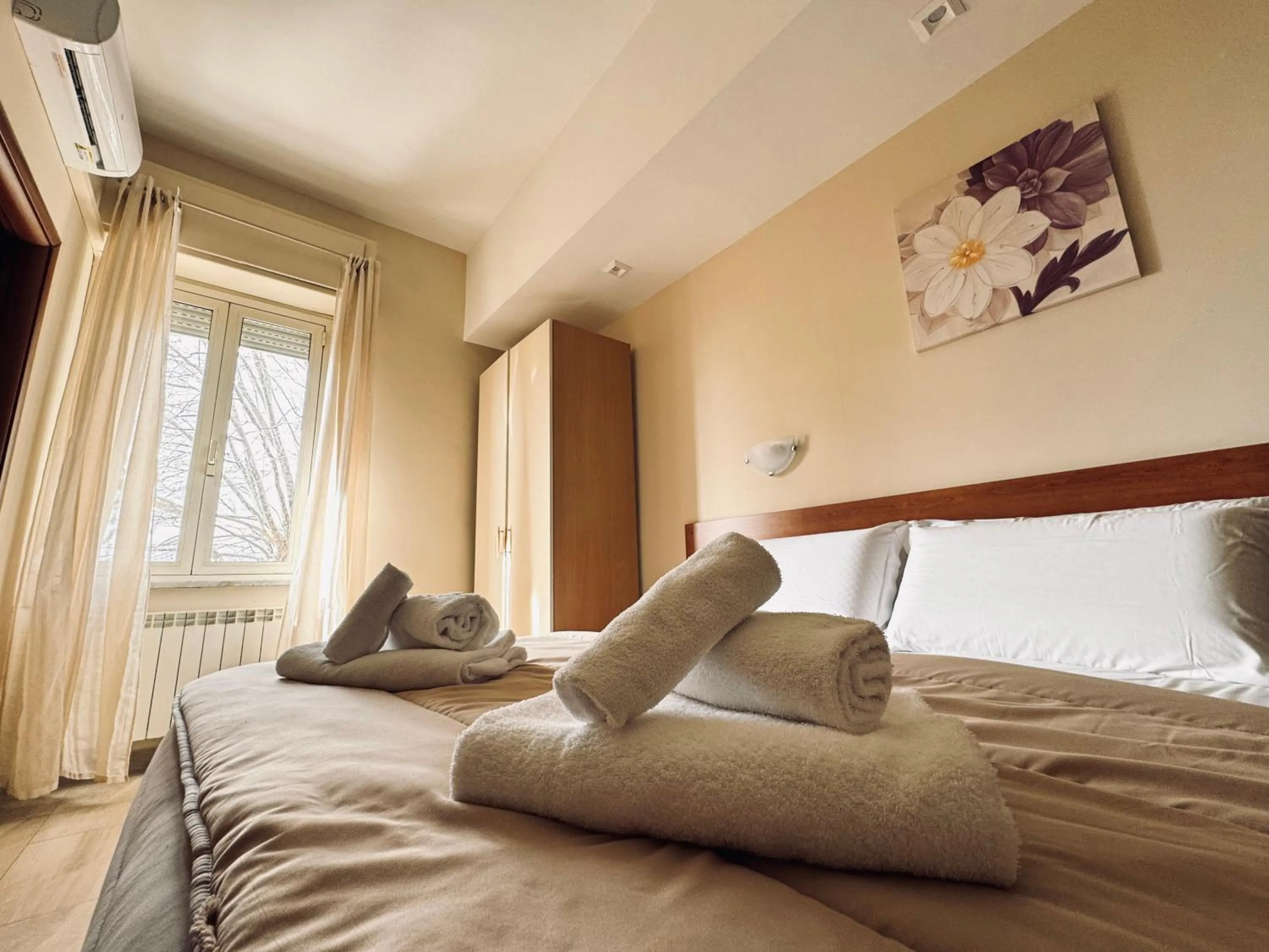 Bed in Hotel Villa Robinia