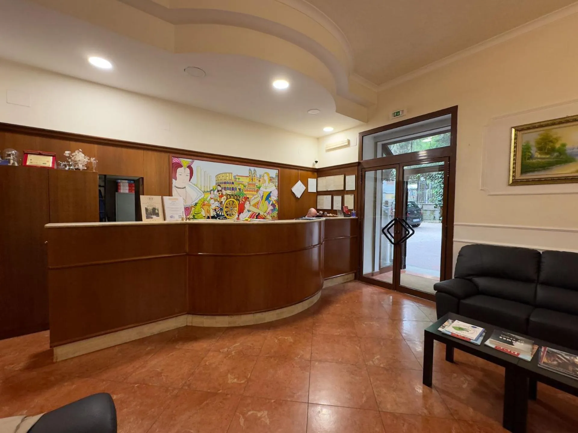 Lobby or reception in Hotel Villa Robinia