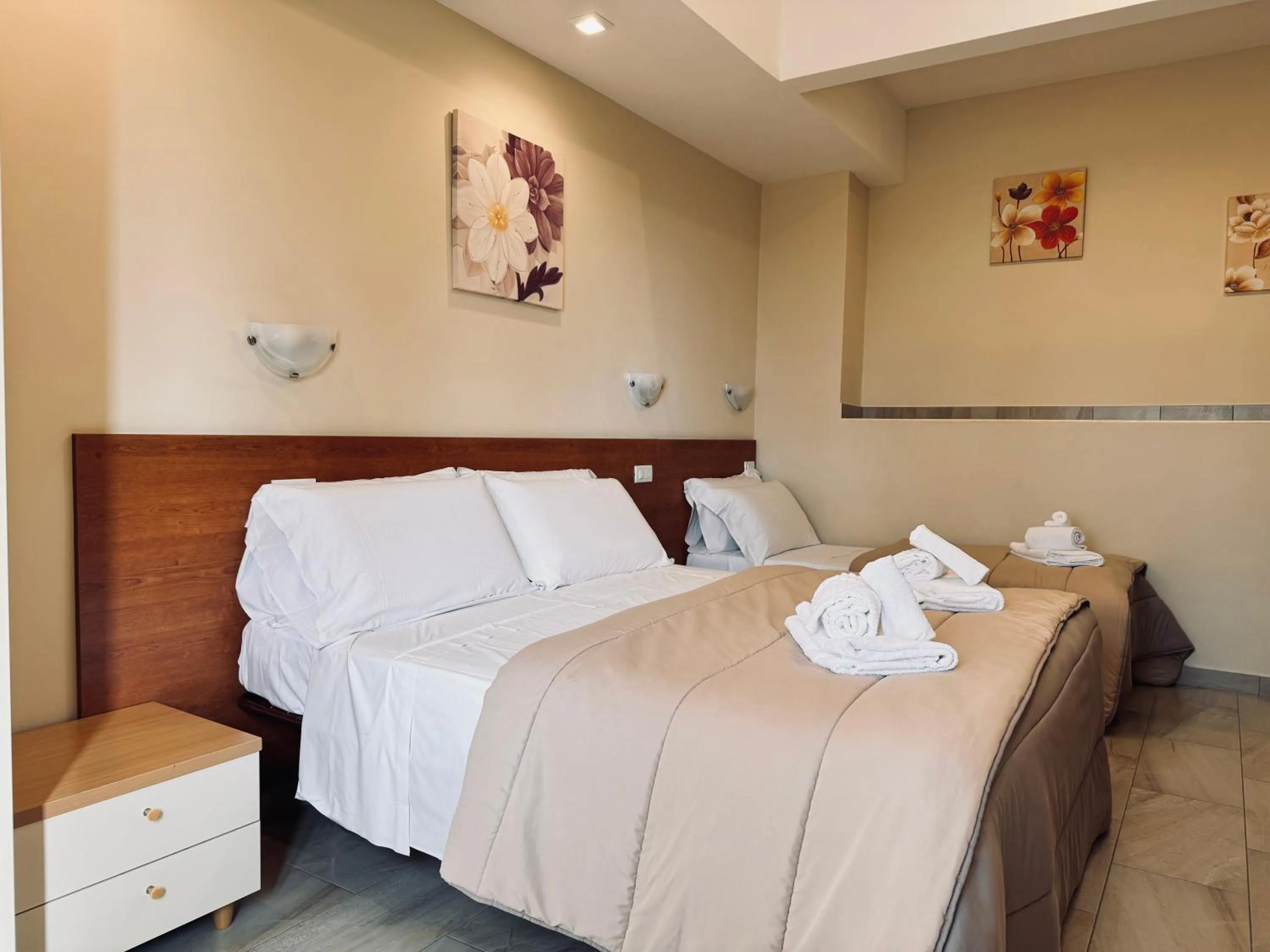 Bed in Hotel Villa Robinia