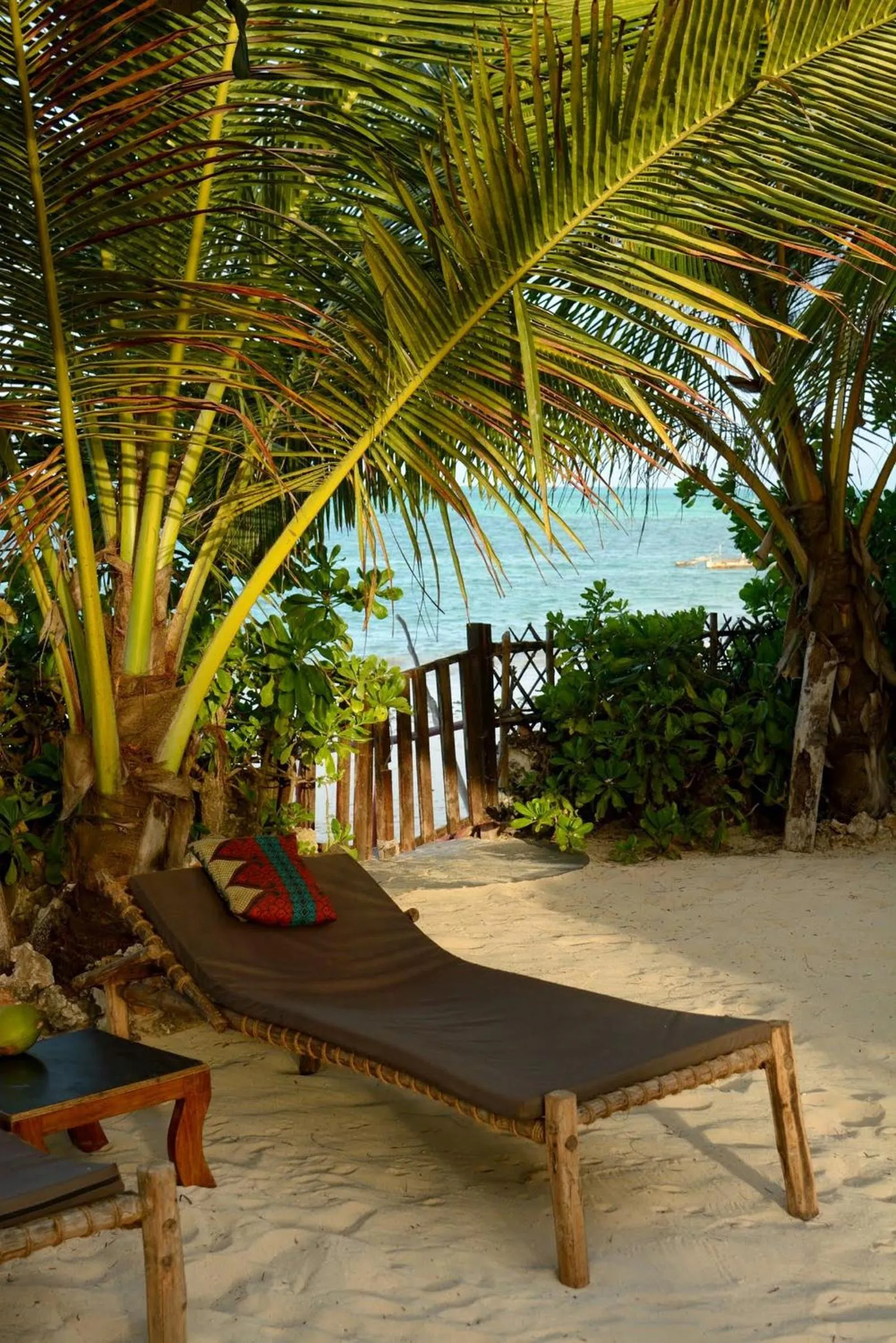 Beach in Kipepeo Lodge Zanzibar