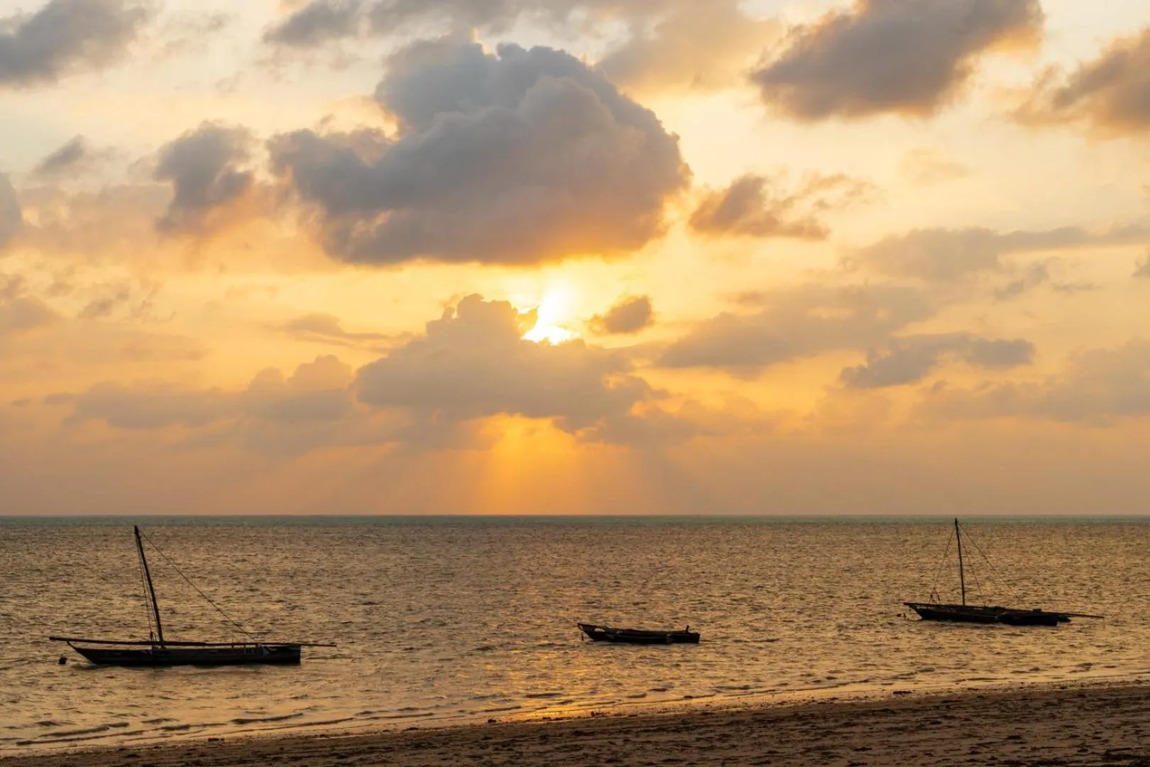 Beach in Kipepeo Lodge Zanzibar