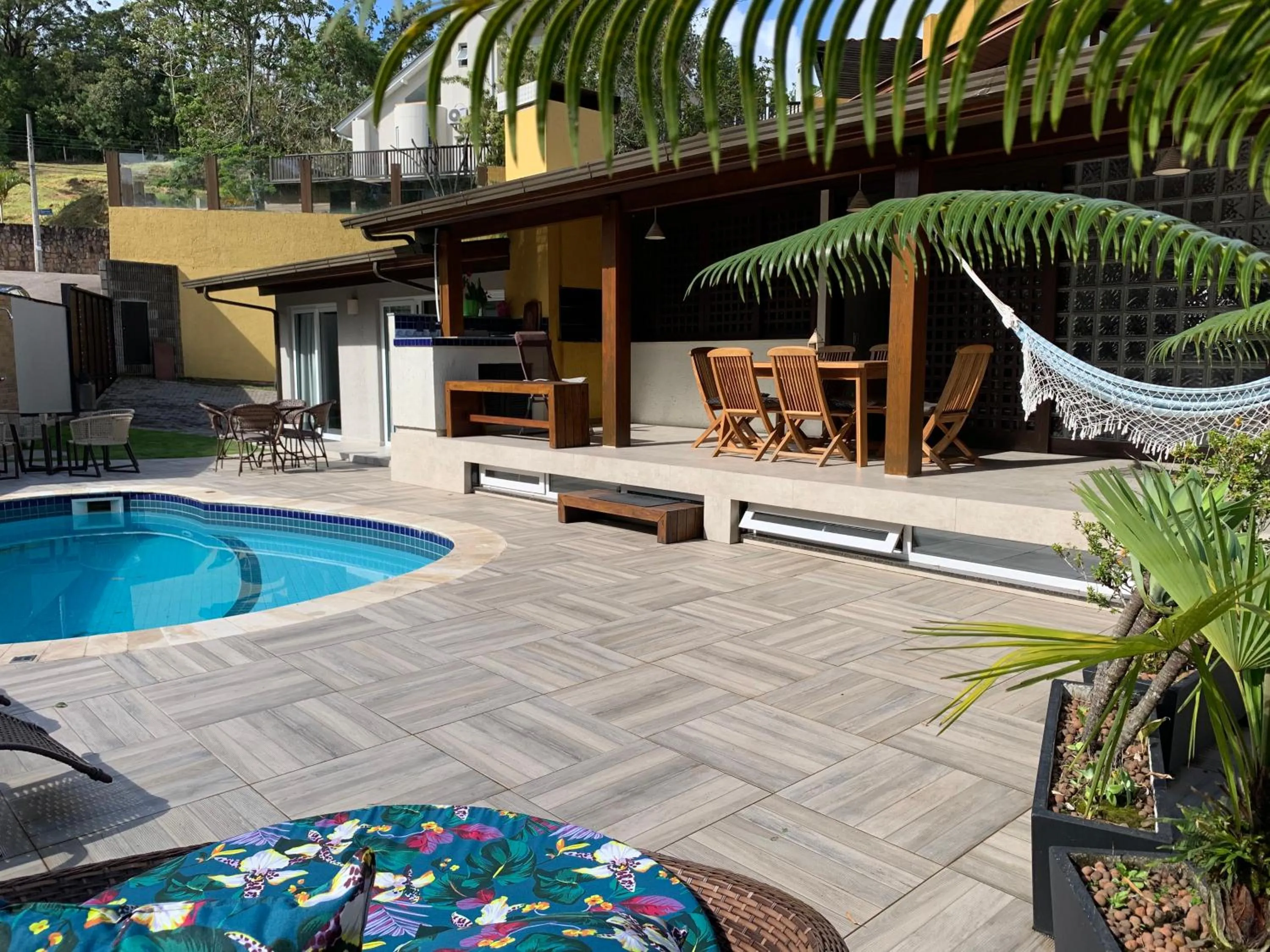 Patio in Casa Ideal para Férias em Florianópolis