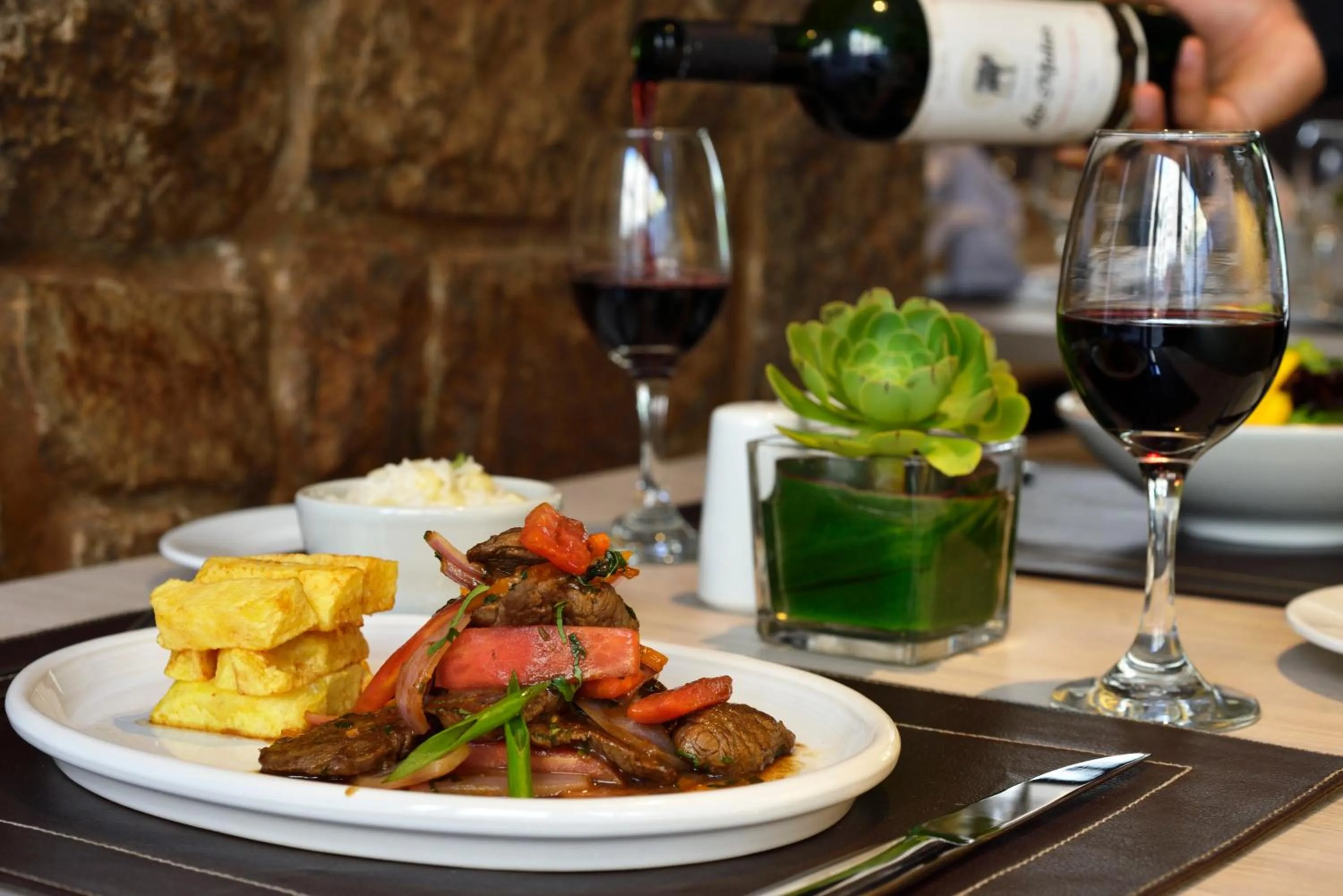 Food close-up in Mercure Ariosto Lima