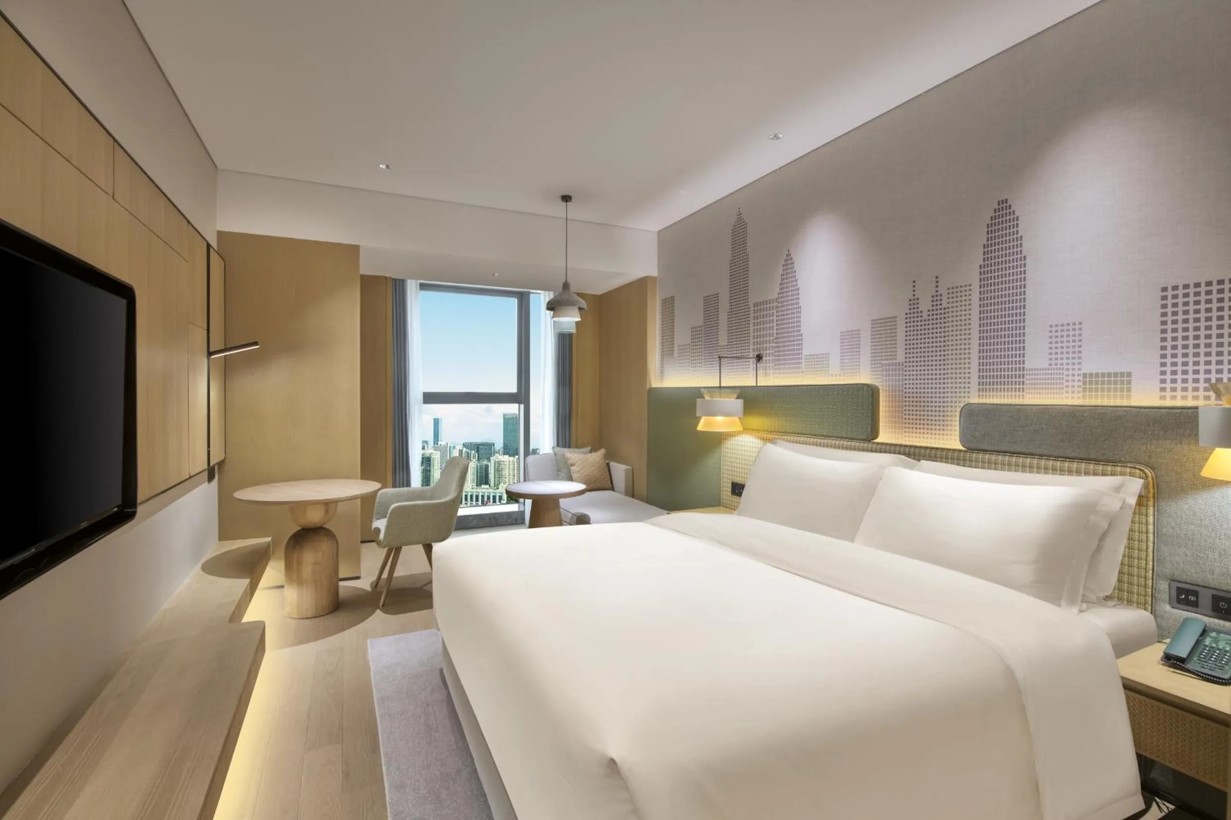 Bedroom, Bed in Holiday Inn Shenzhen Nanshan by IHG