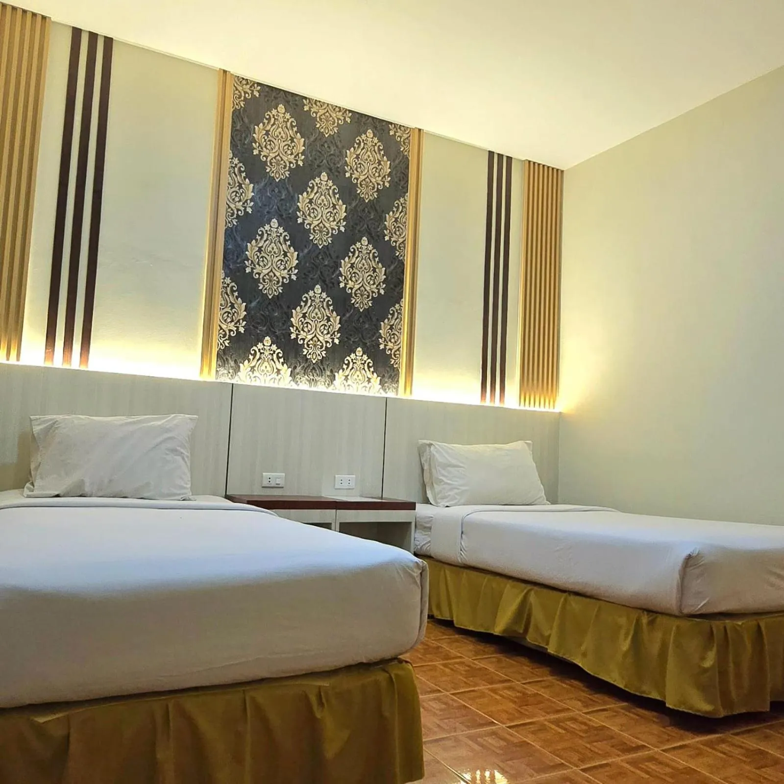 Bed in Soeltan Luxe Hotel Lampung
