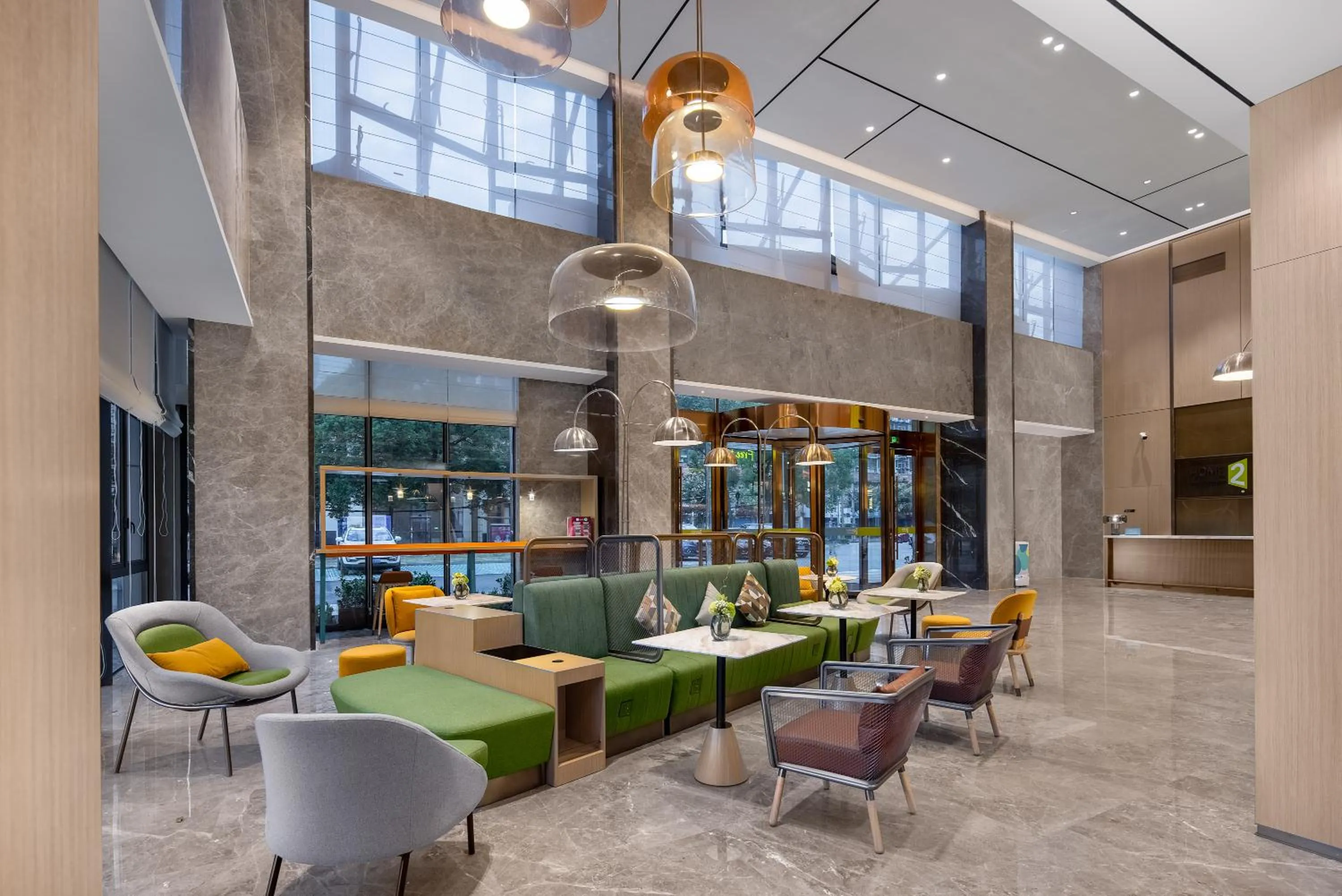 Lobby or reception in Home2 by Suite Wuhan Qingshan