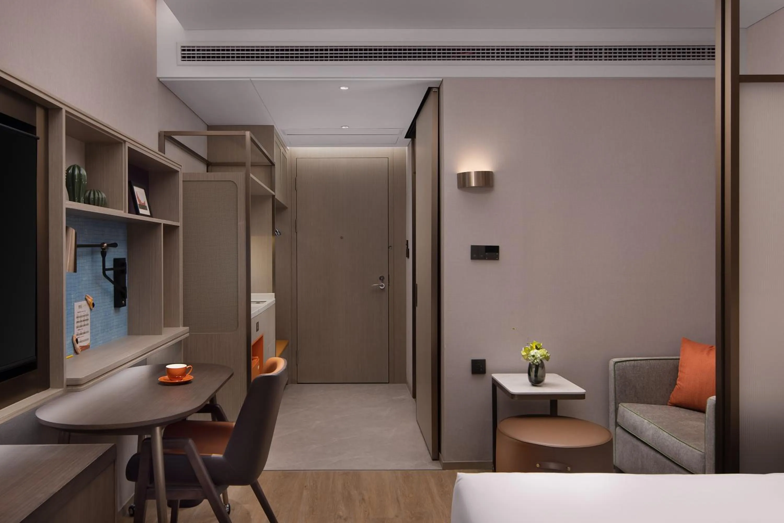 Photo of the whole room in Home2 by Suite Wuhan Qingshan