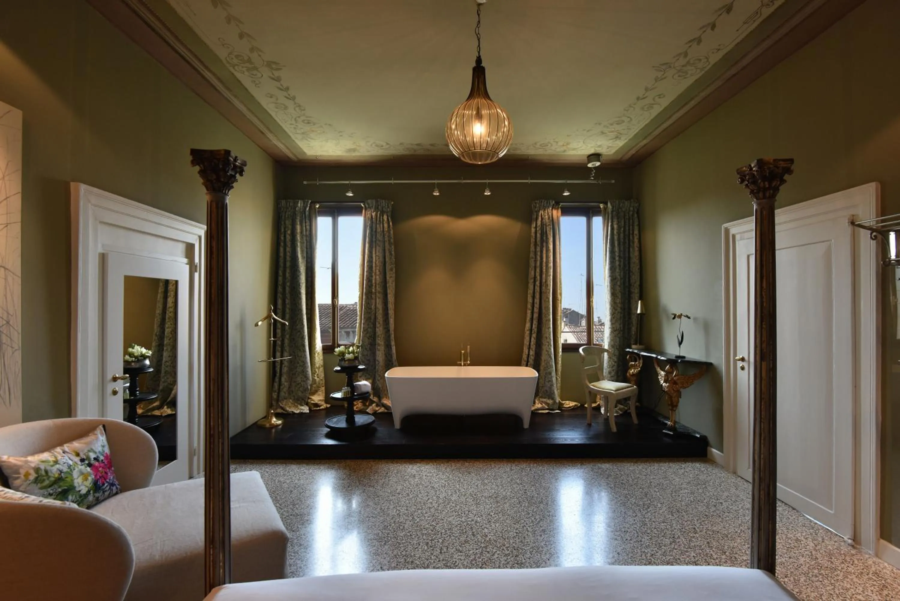 Bed in Hotel Heureka