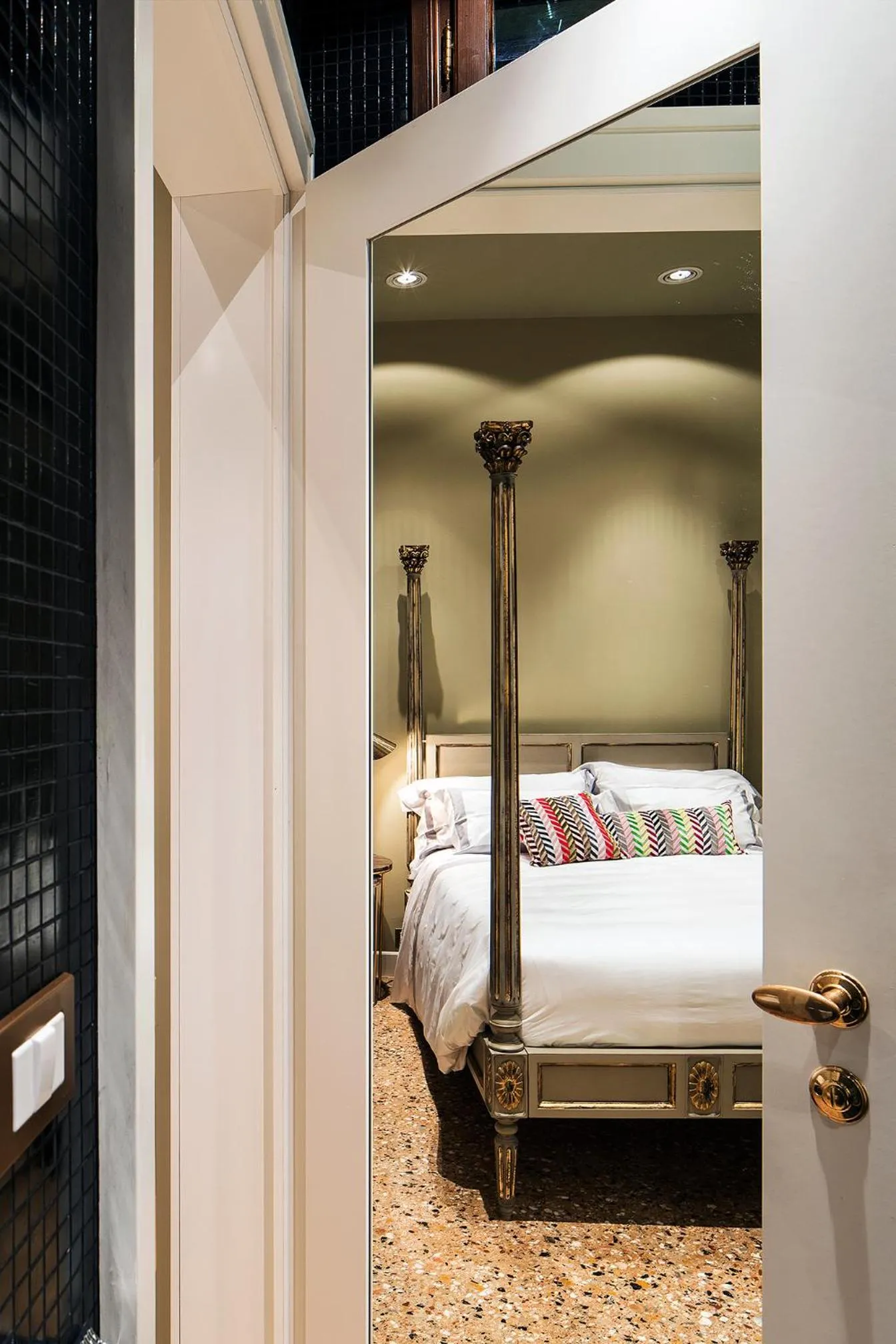 Bed in Hotel Heureka