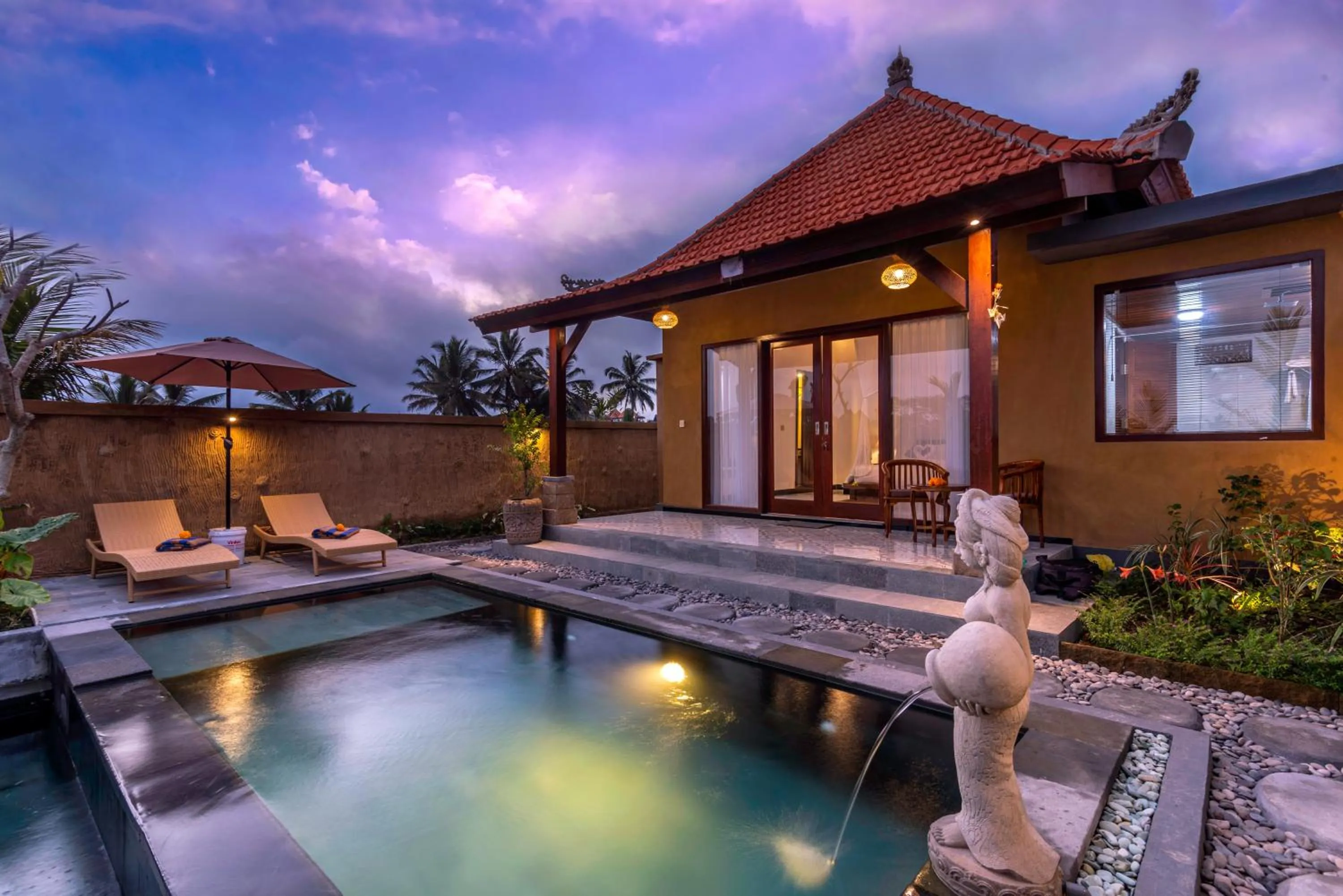 Patio in Umesari Villa Sebatu by Dhananjaya Hospitality