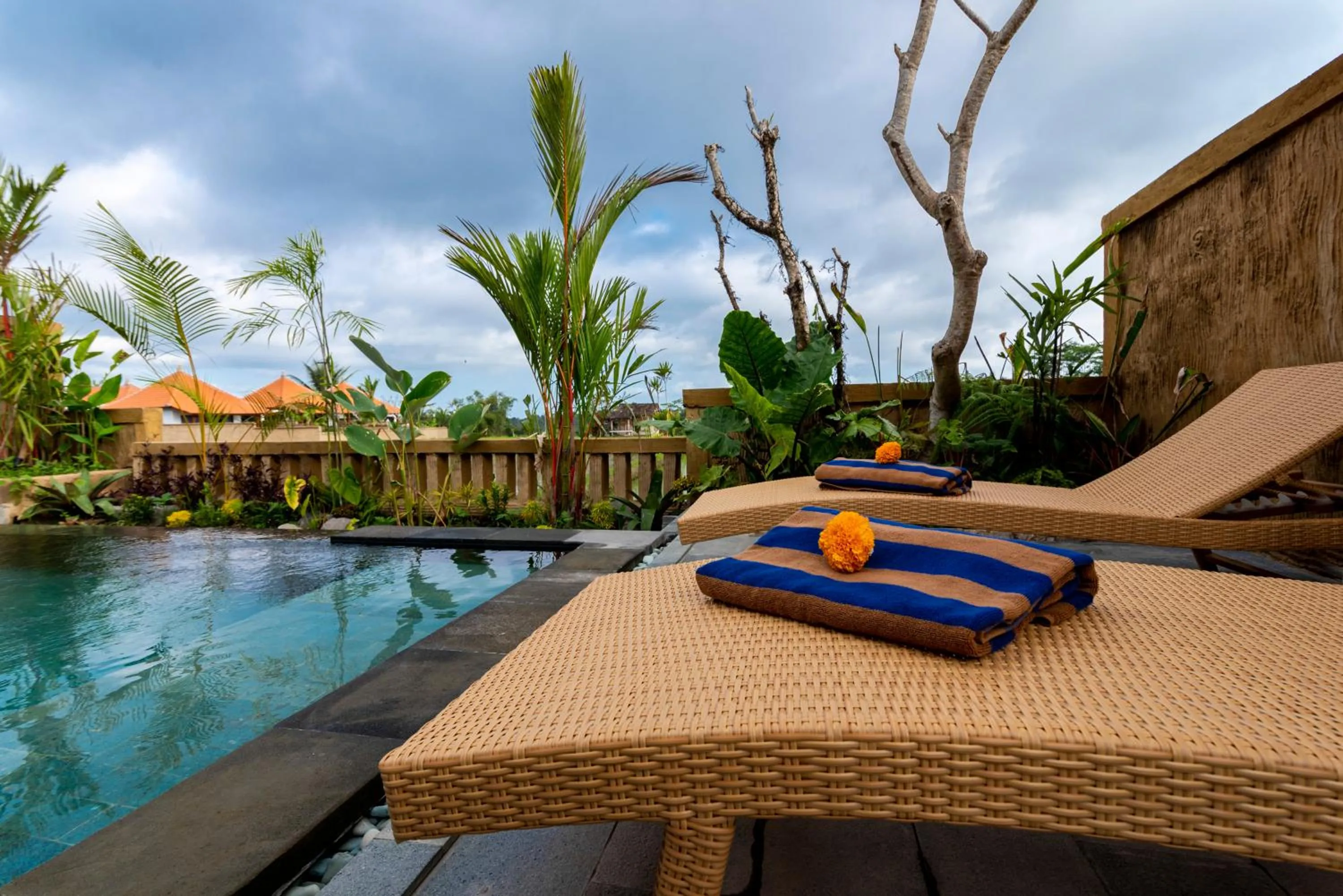 Swimming pool in Umesari Villa Sebatu by Dhananjaya Hospitality