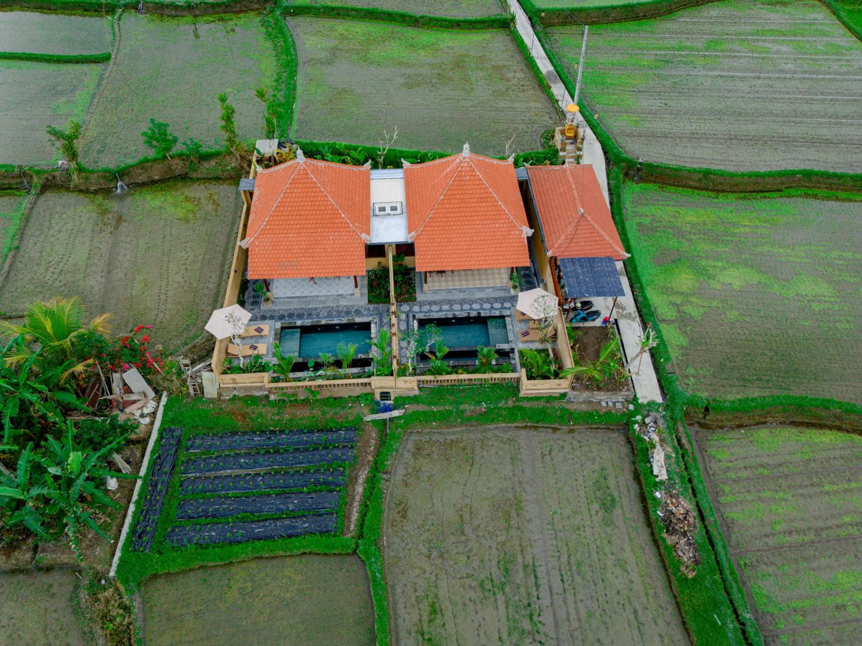 Property building in Umesari Villa Sebatu by Dhananjaya Hospitality