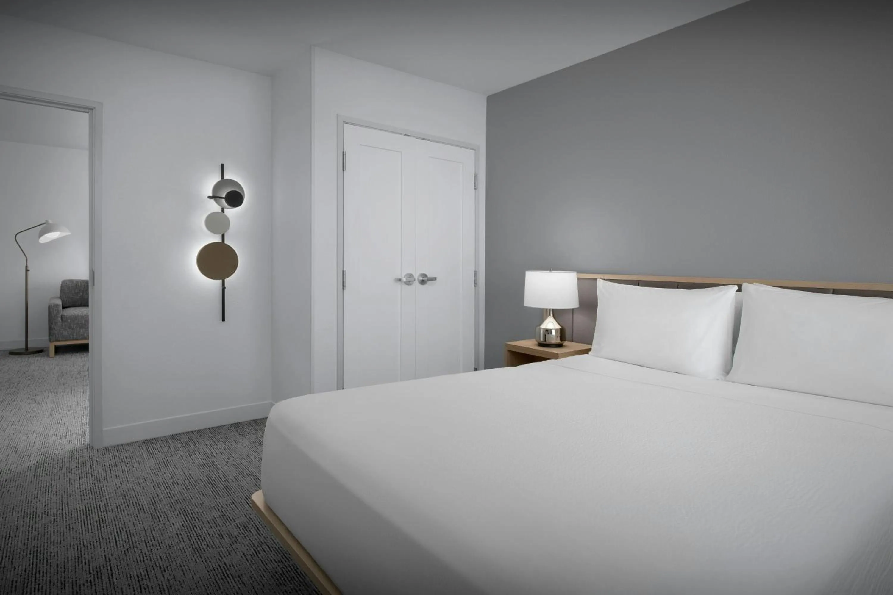 Bedroom, Bed in TownePlace Suites by Marriott Fort Myers Gulf Coast