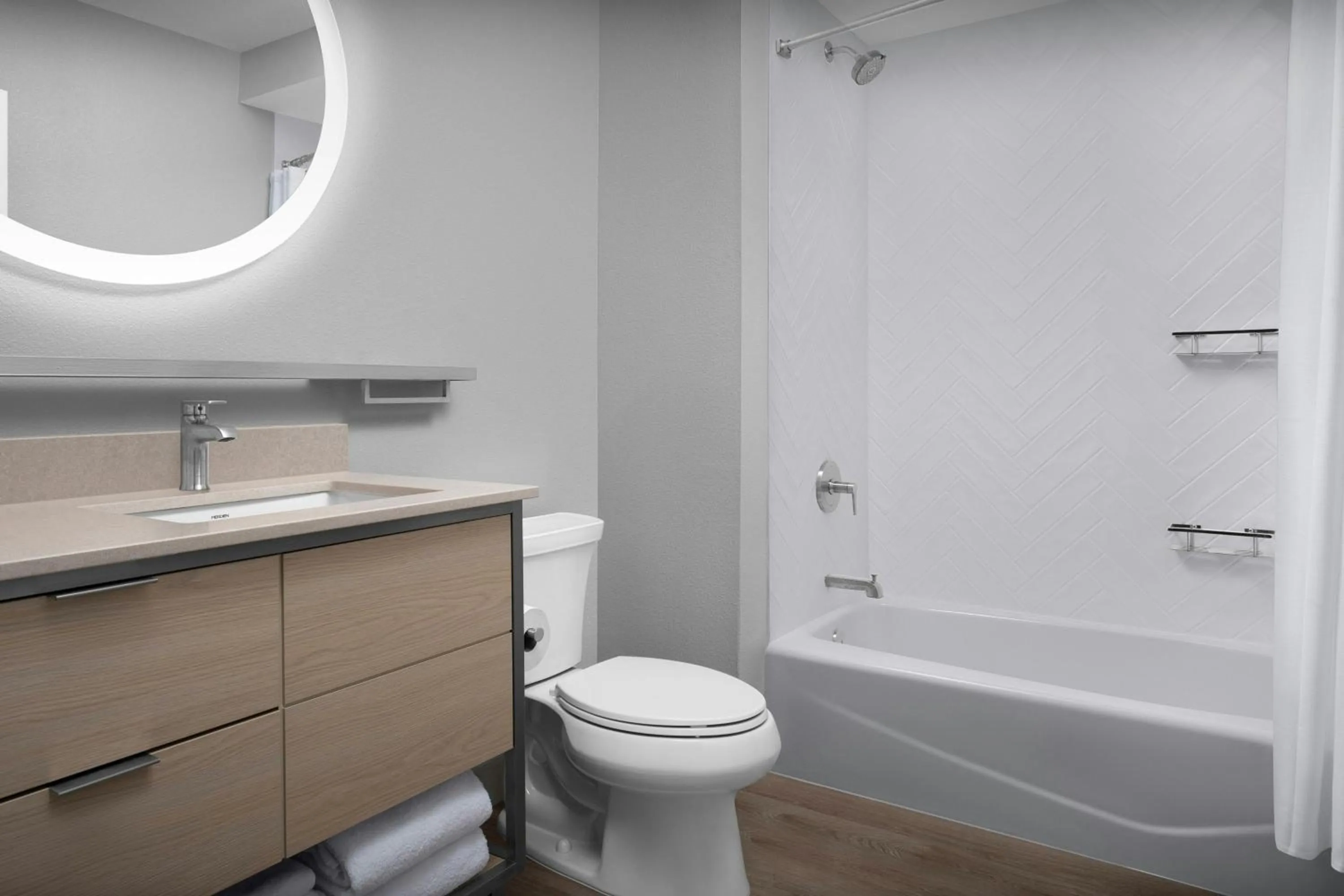 Bathroom in TownePlace Suites by Marriott Fort Myers Gulf Coast