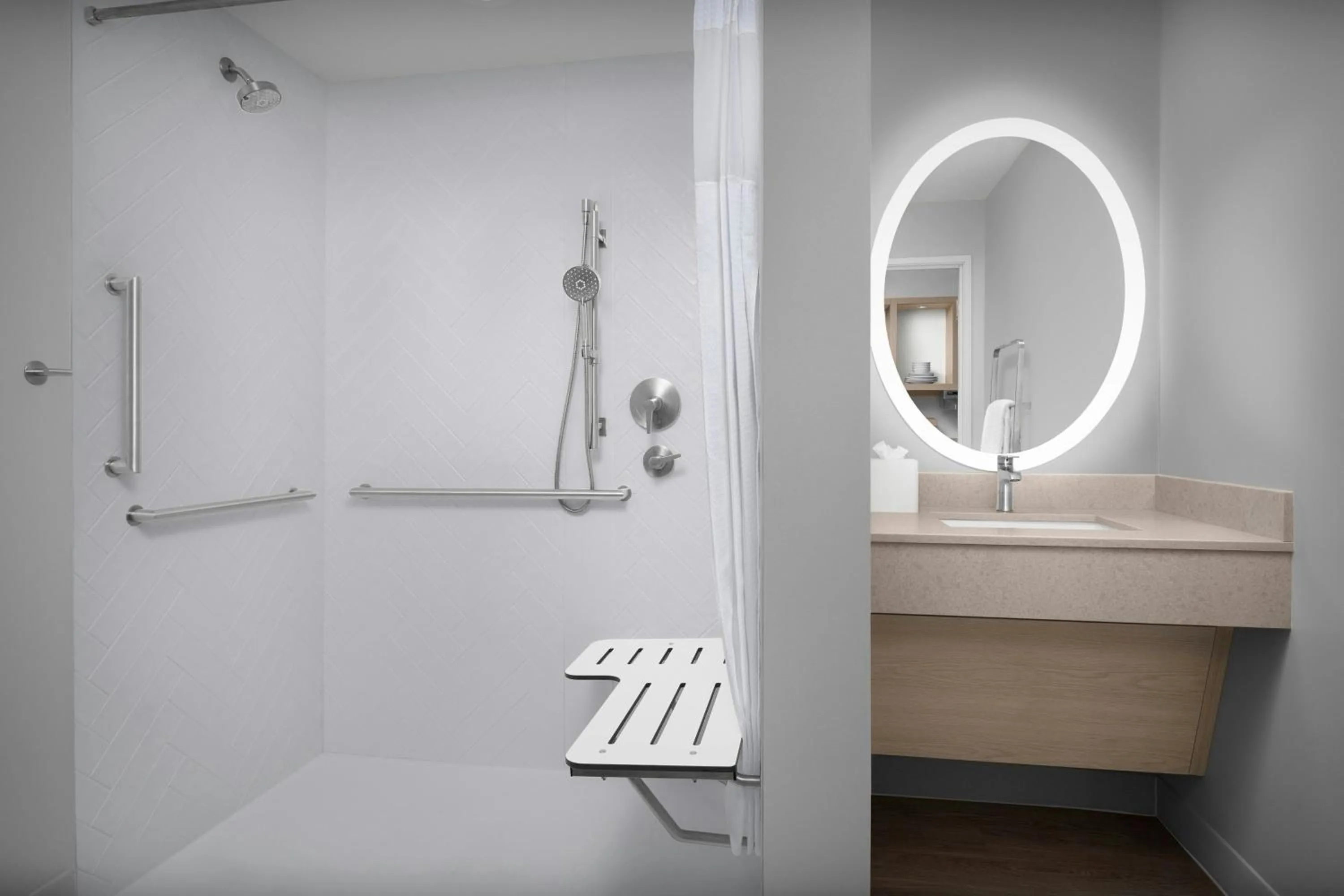 Bathroom in TownePlace Suites by Marriott Fort Myers Gulf Coast