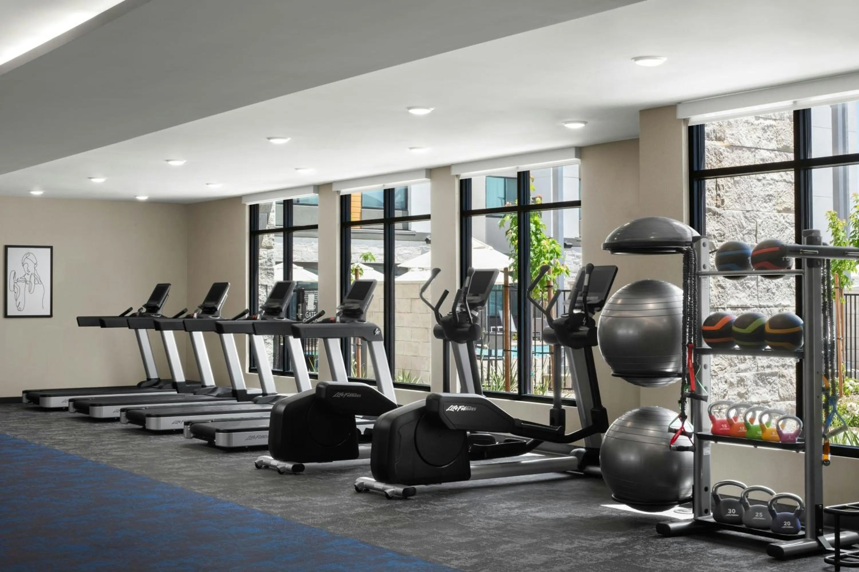 Fitness centre/facilities in Residence Inn by Marriott Sacramento Cal Expo