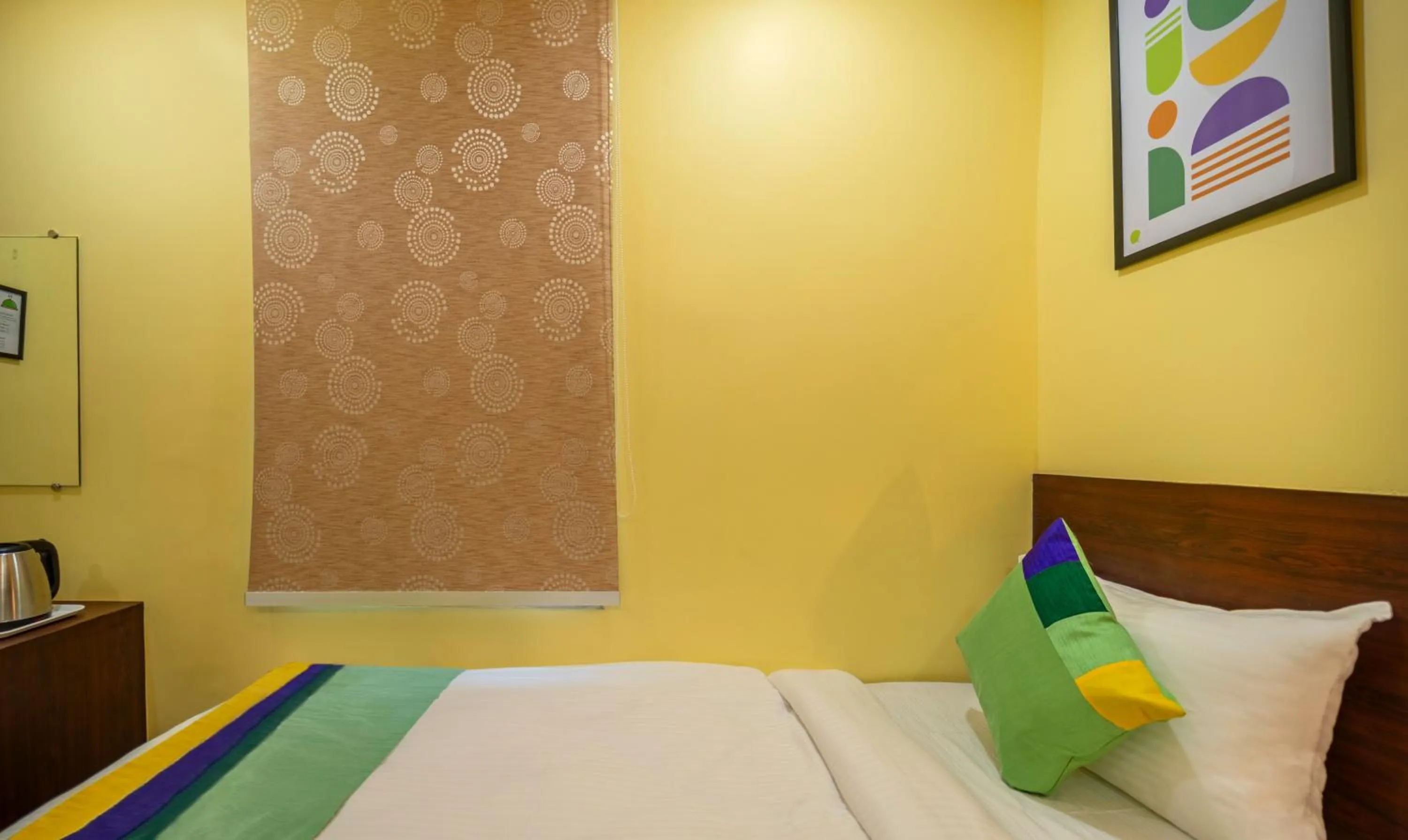 Bedroom, Bed in Treebo Taj Square, 10 Mins From Airport