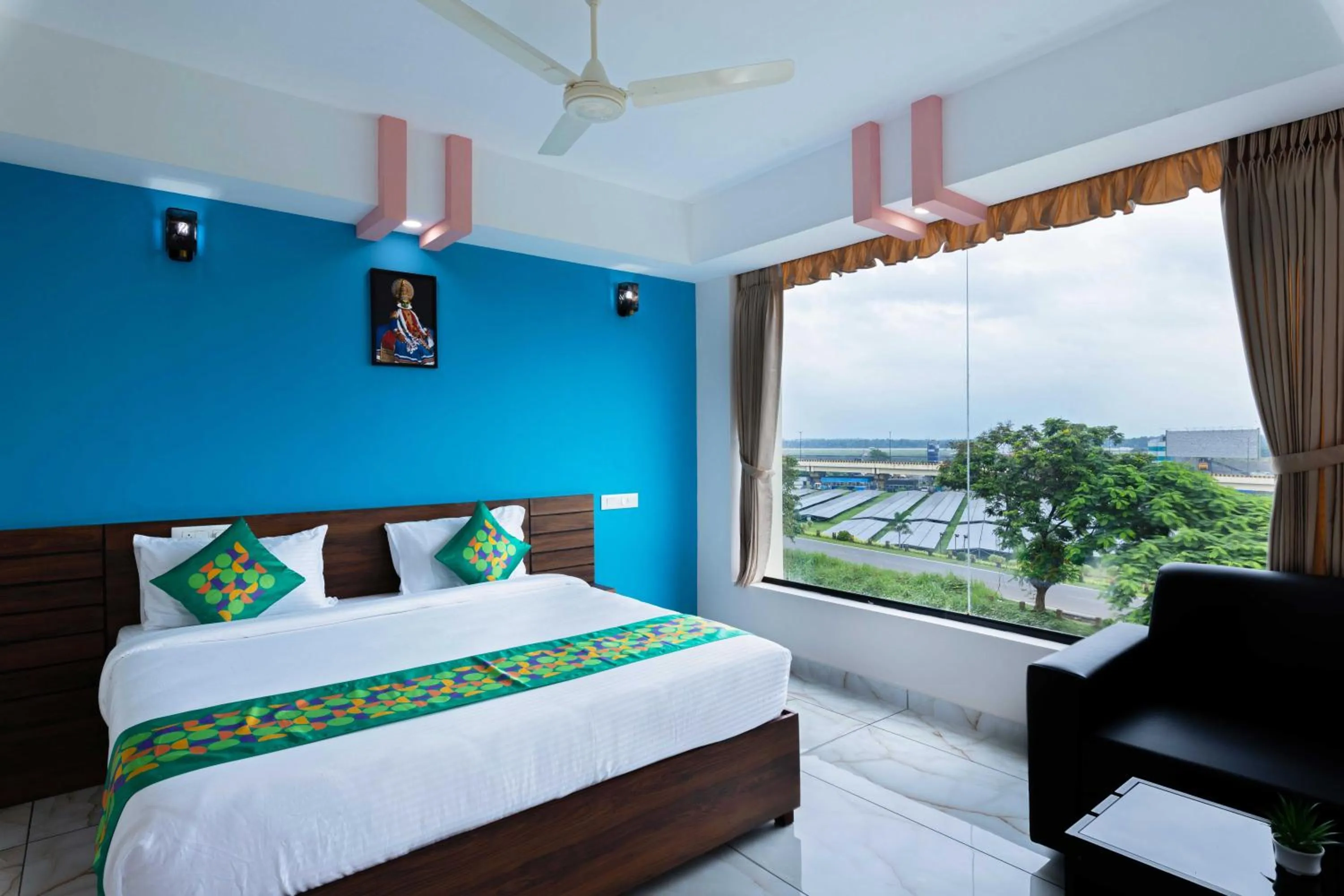 Bedroom, Bed in Treebo Airsuite Airport Hotel