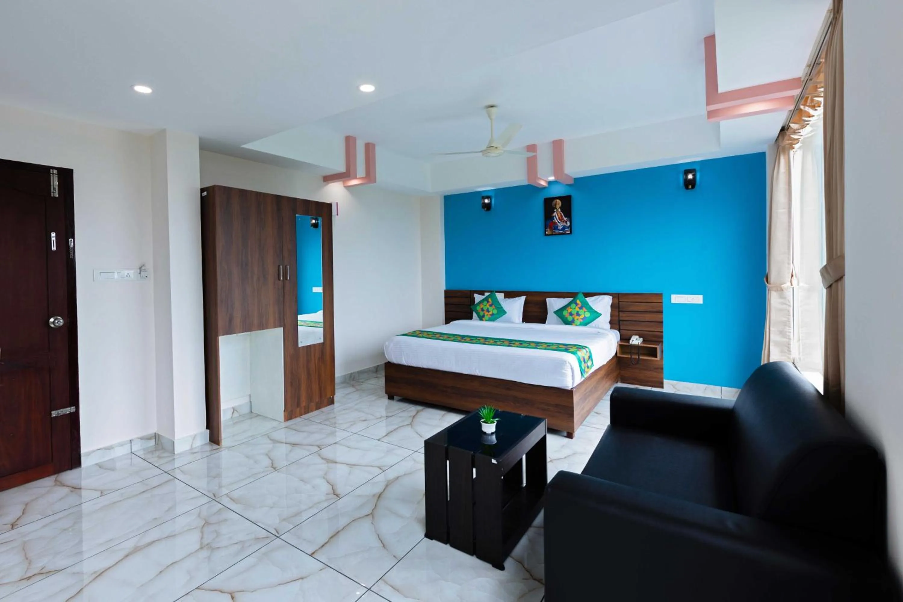 Bedroom, Bed in Treebo Airsuite Airport Hotel