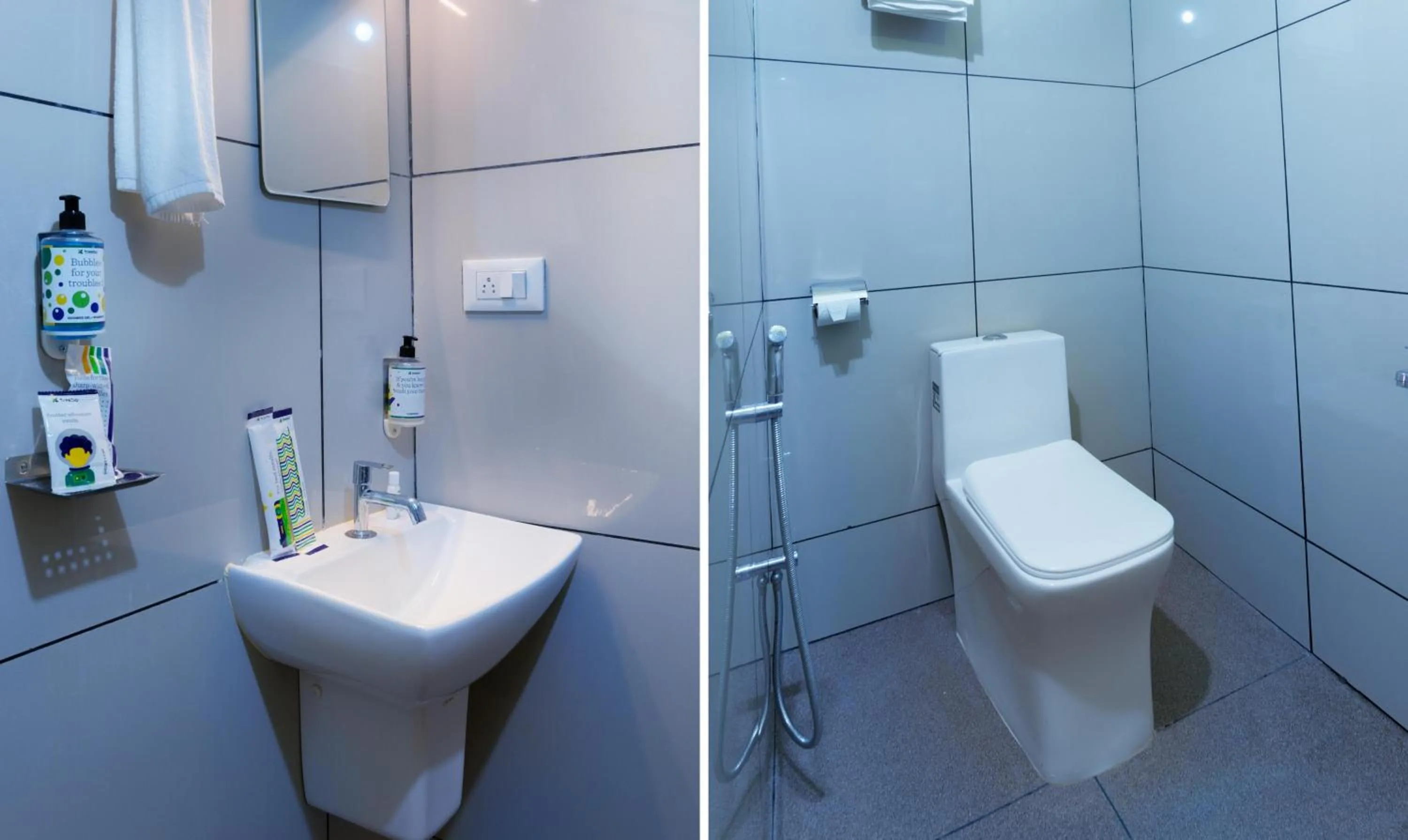 Bathroom in Treebo Airsuite Airport Hotel