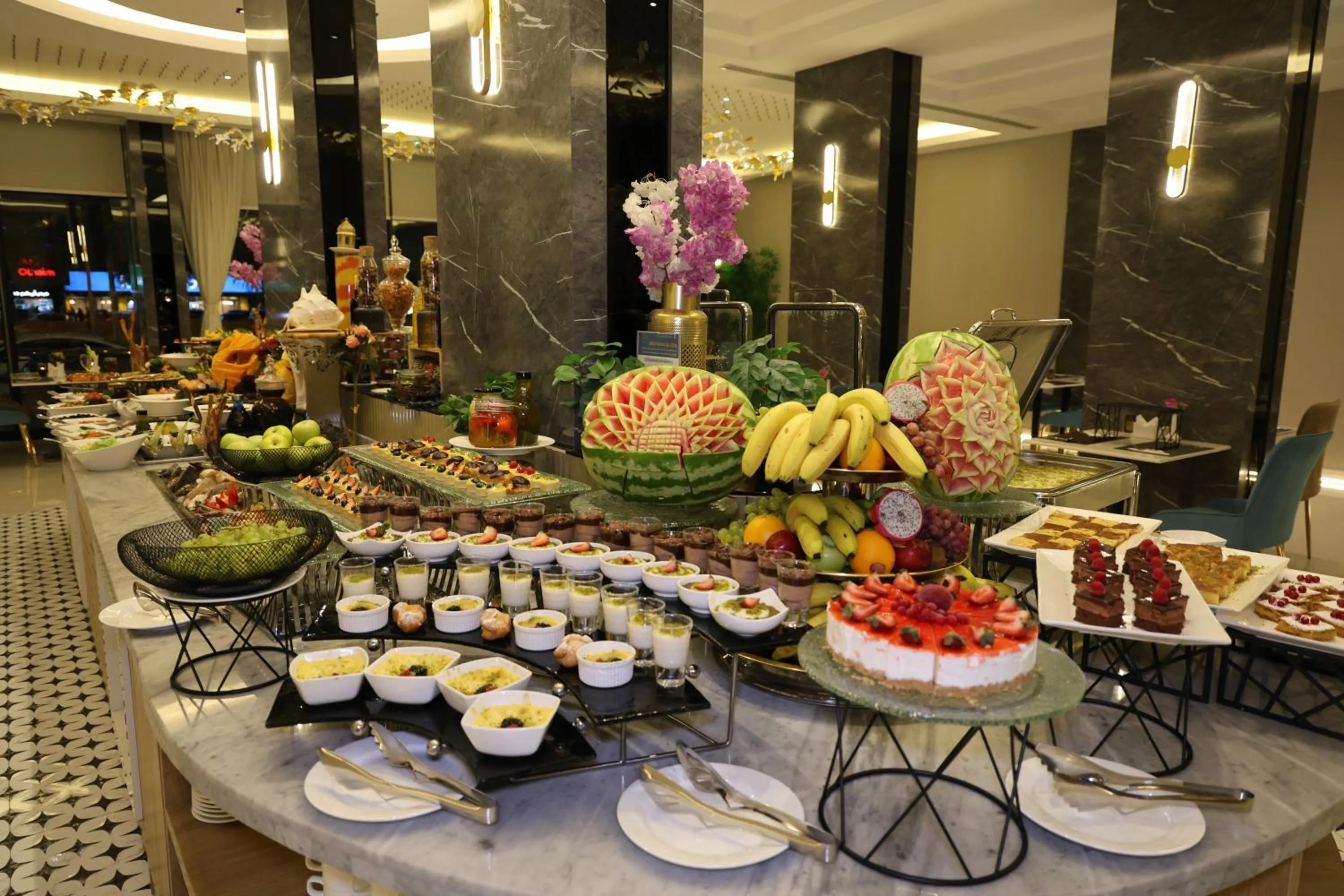 Food and drinks in AW Hotel Riyadh