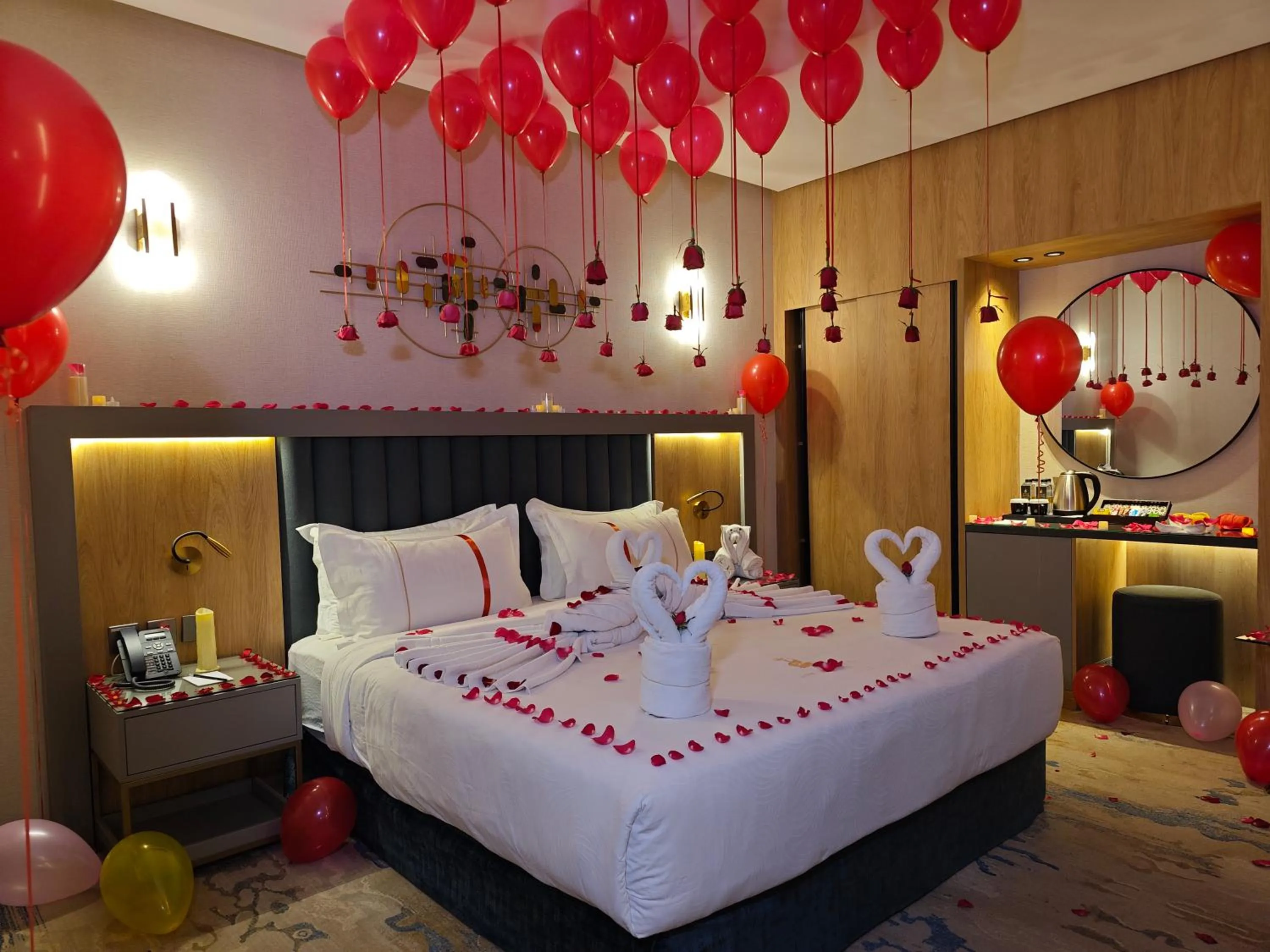 Photo of the whole room, Bed in AW Hotel Riyadh