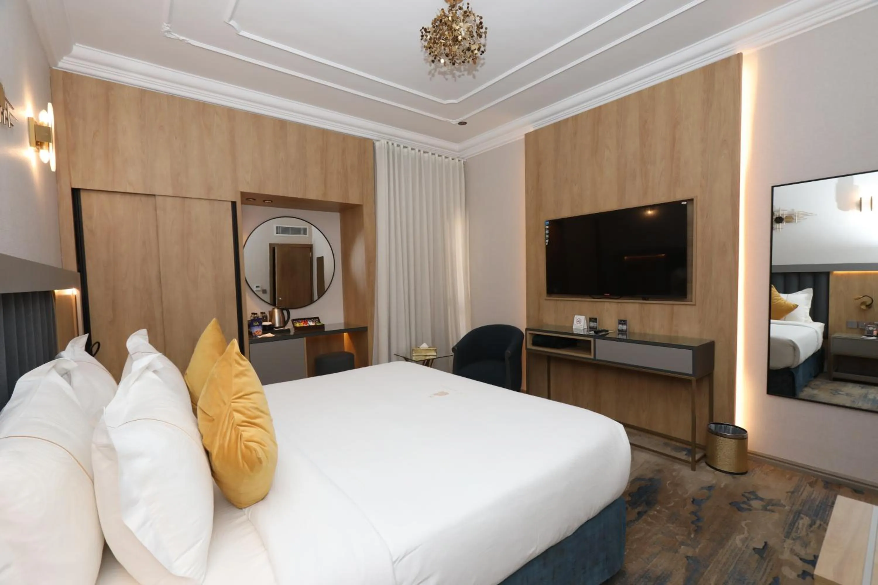 Photo of the whole room, Bed in AW Hotel Riyadh