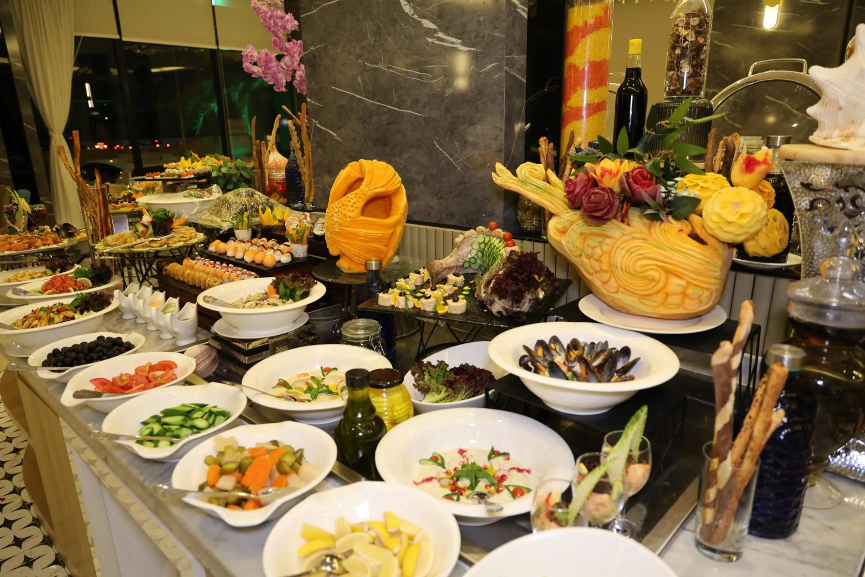 Food and drinks in AW Hotel Riyadh