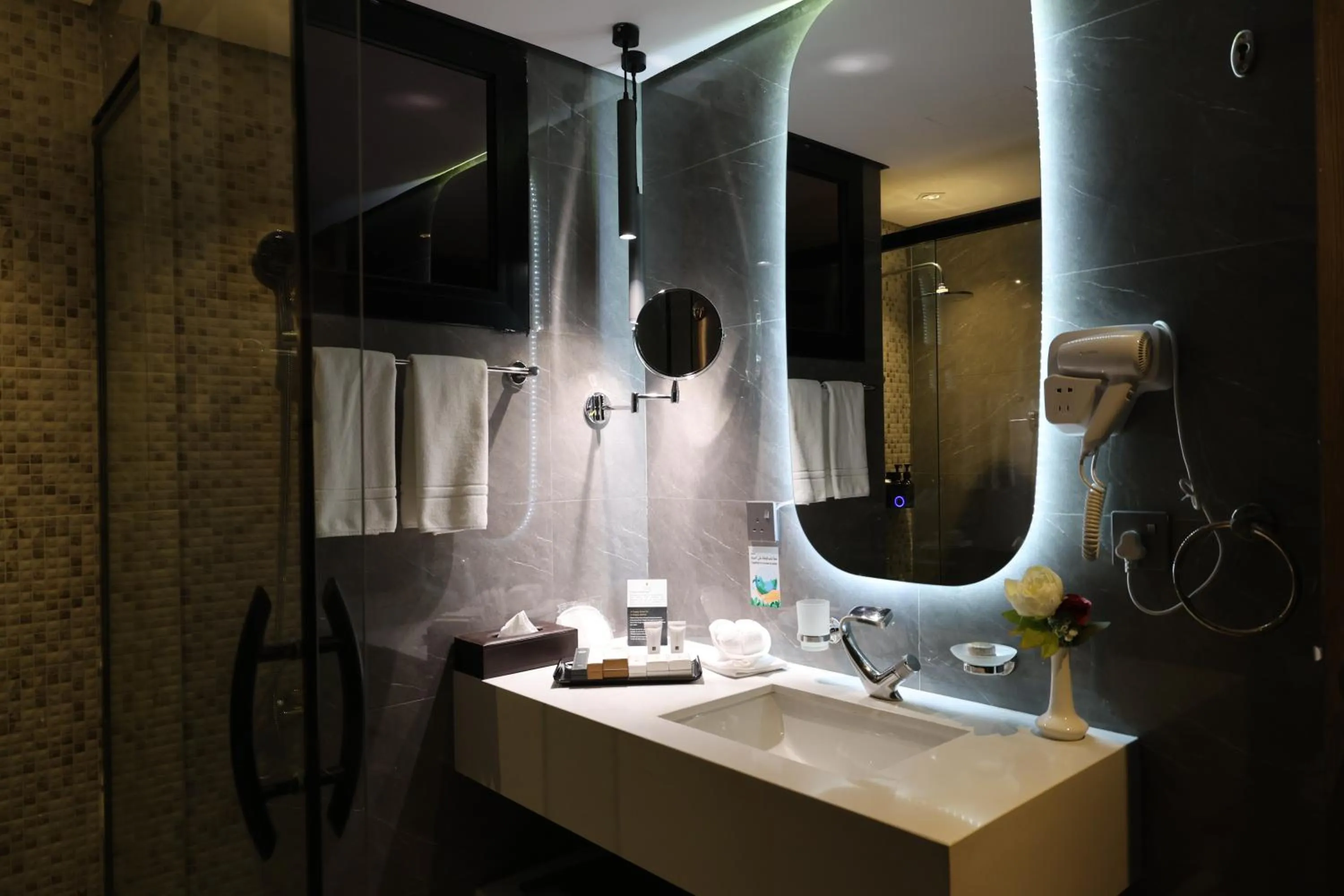 Shower in AW Hotel Riyadh