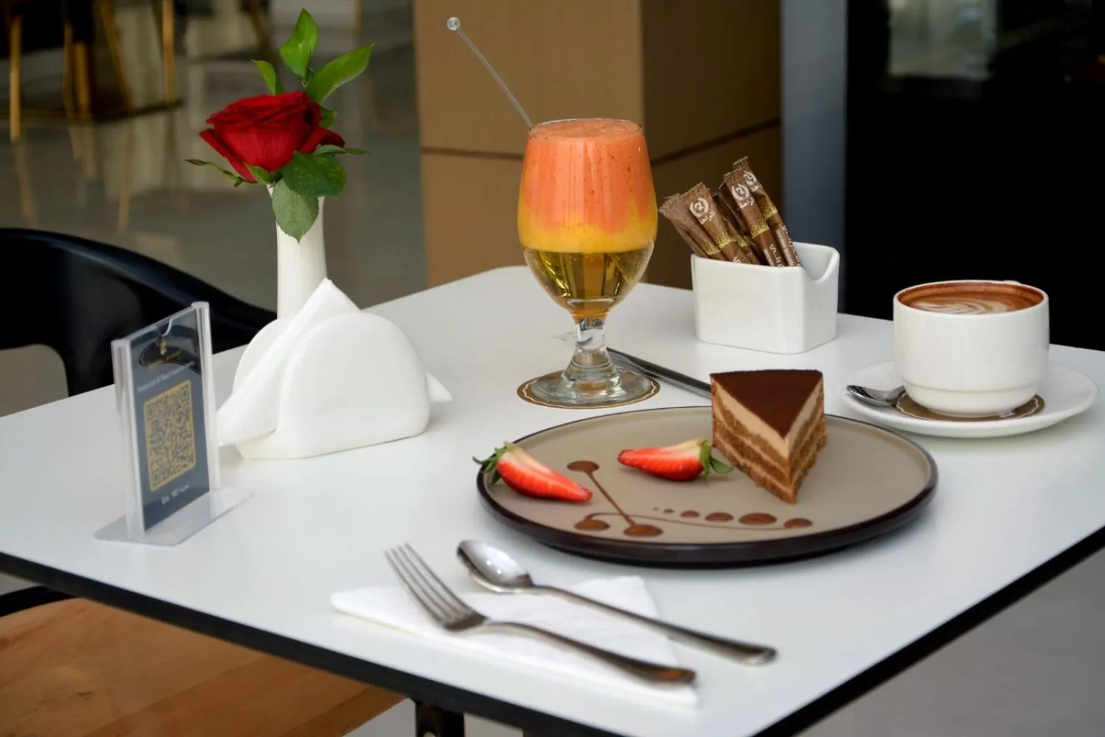 Food and drinks in AW Hotel Riyadh