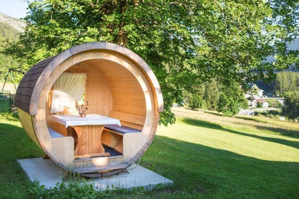 Patio in Hotel Villa Trieste