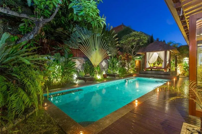 Swimming pool in ViLLA GREEN MANGO SEMINYAK BALI