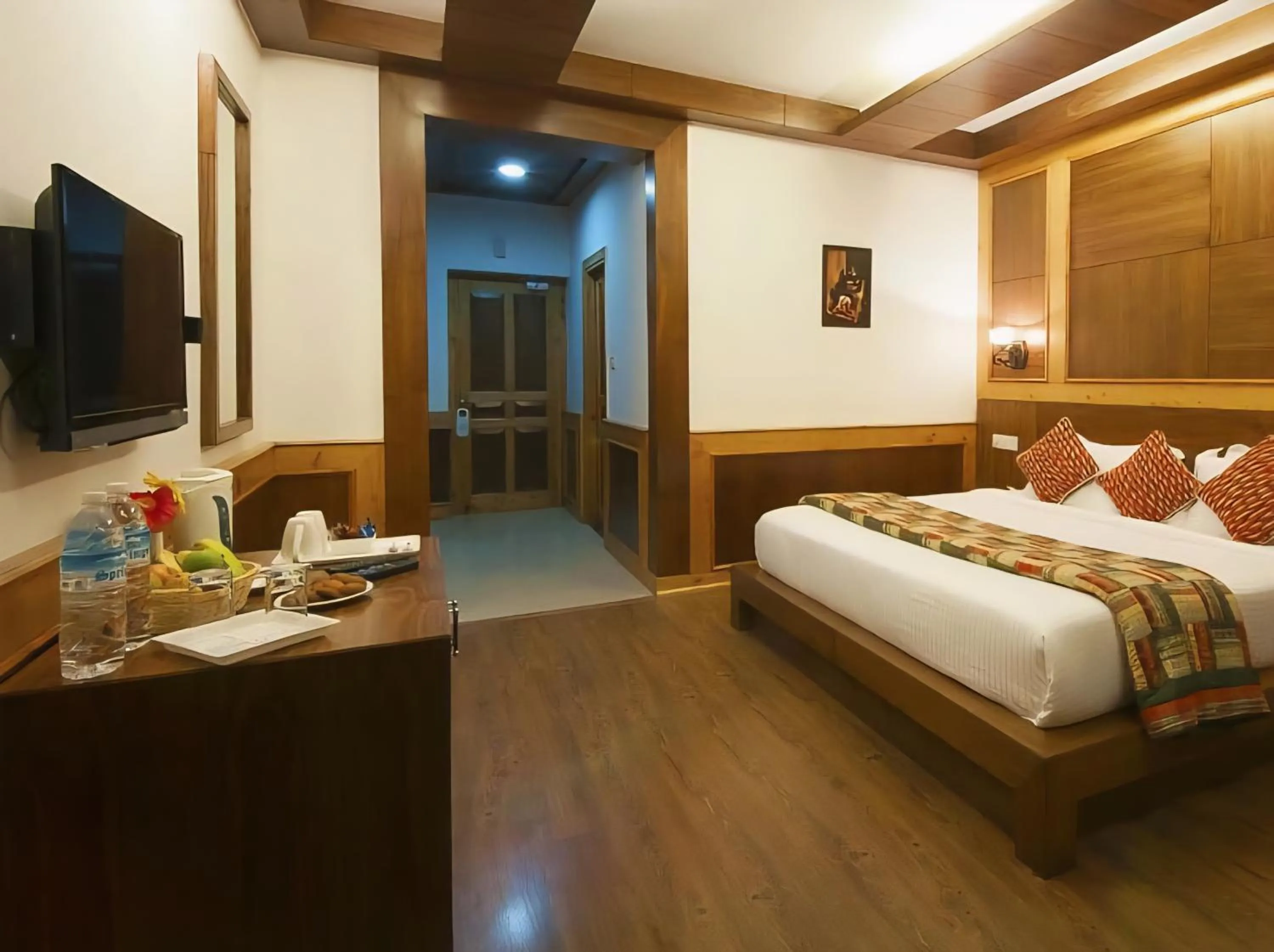 View (from property/room), Bed in Vivaan The Sunrise