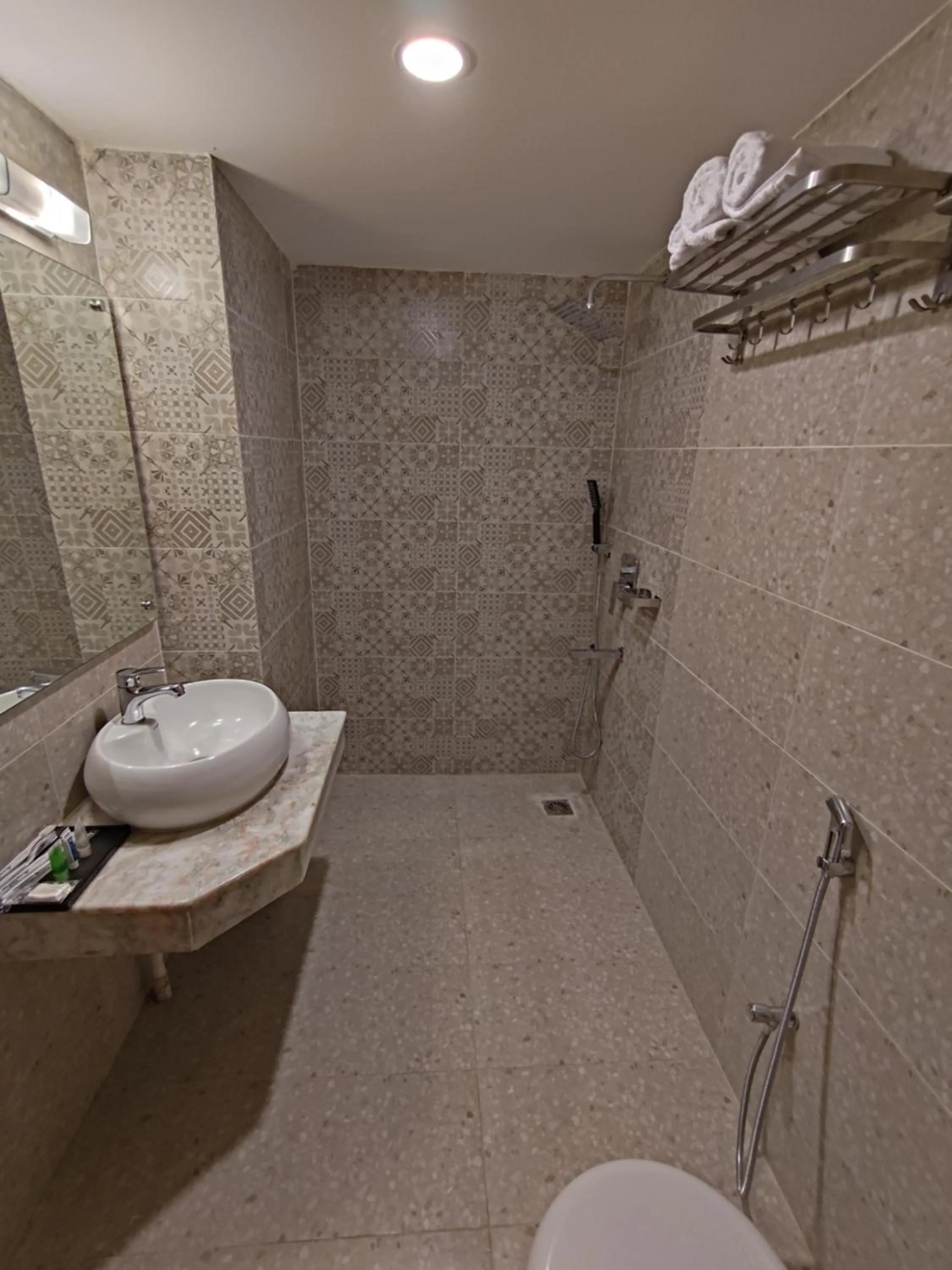 Shower in Sylhet Paradise Inn