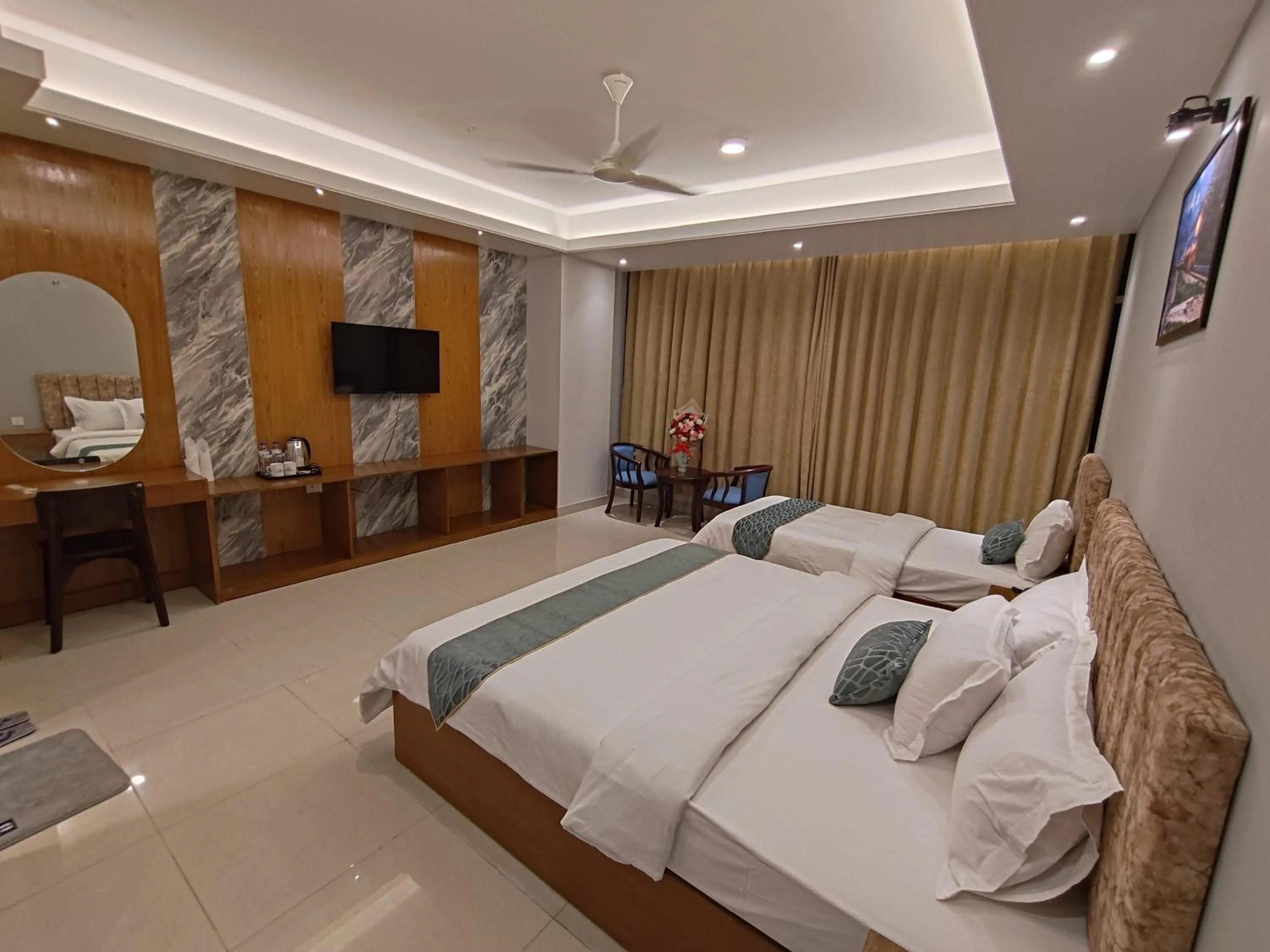 Bed in Sylhet Paradise Inn