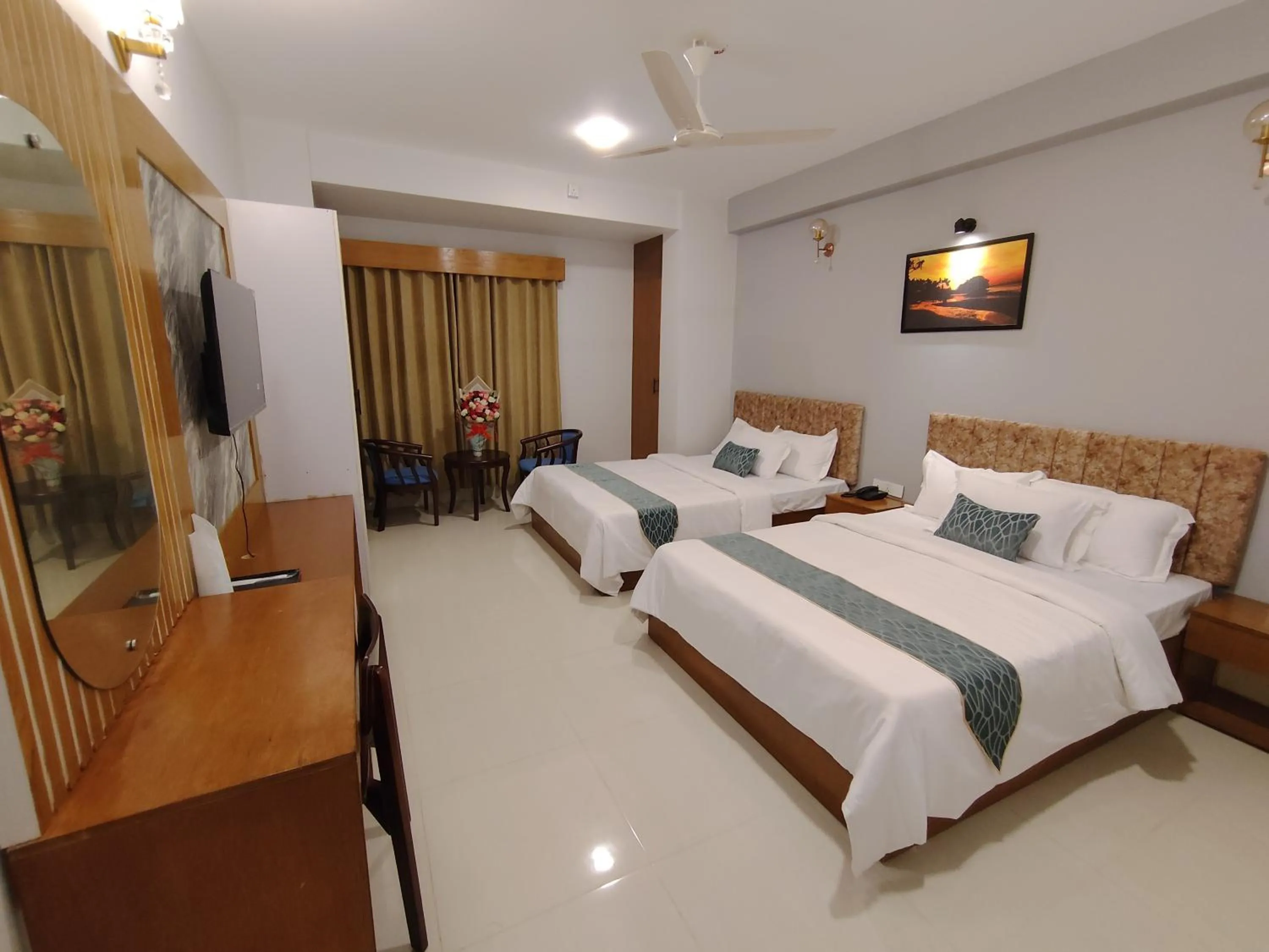 Bed in Sylhet Paradise Inn