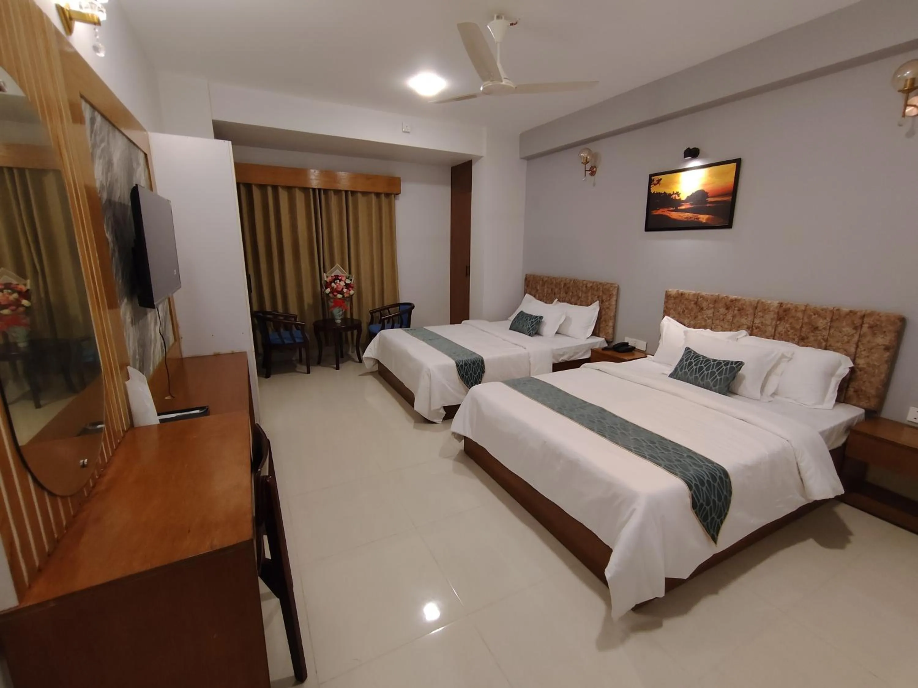 Bed in Sylhet Paradise Inn