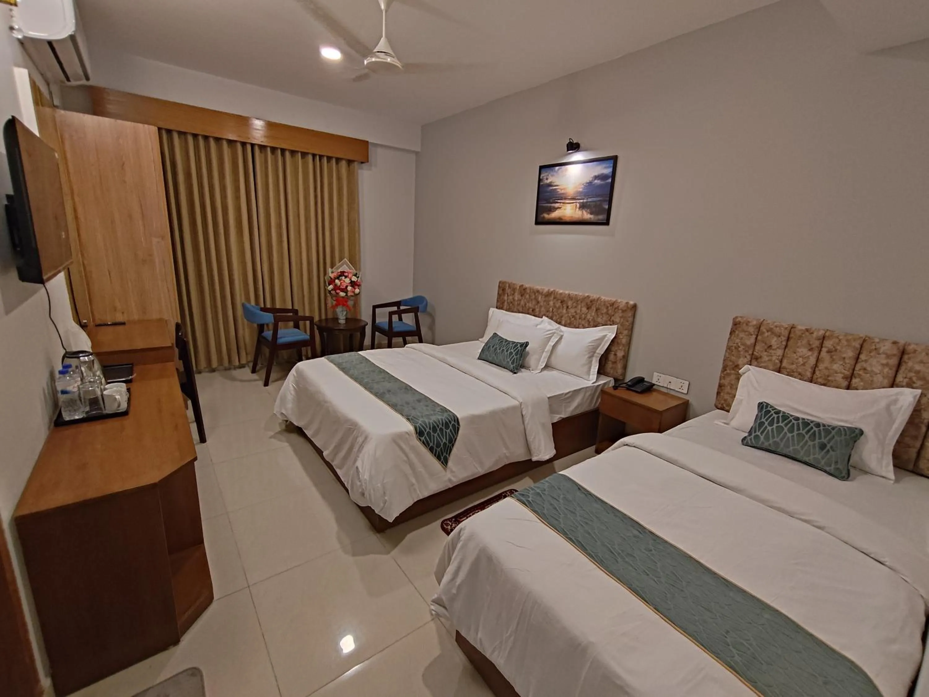 Bed in Sylhet Paradise Inn