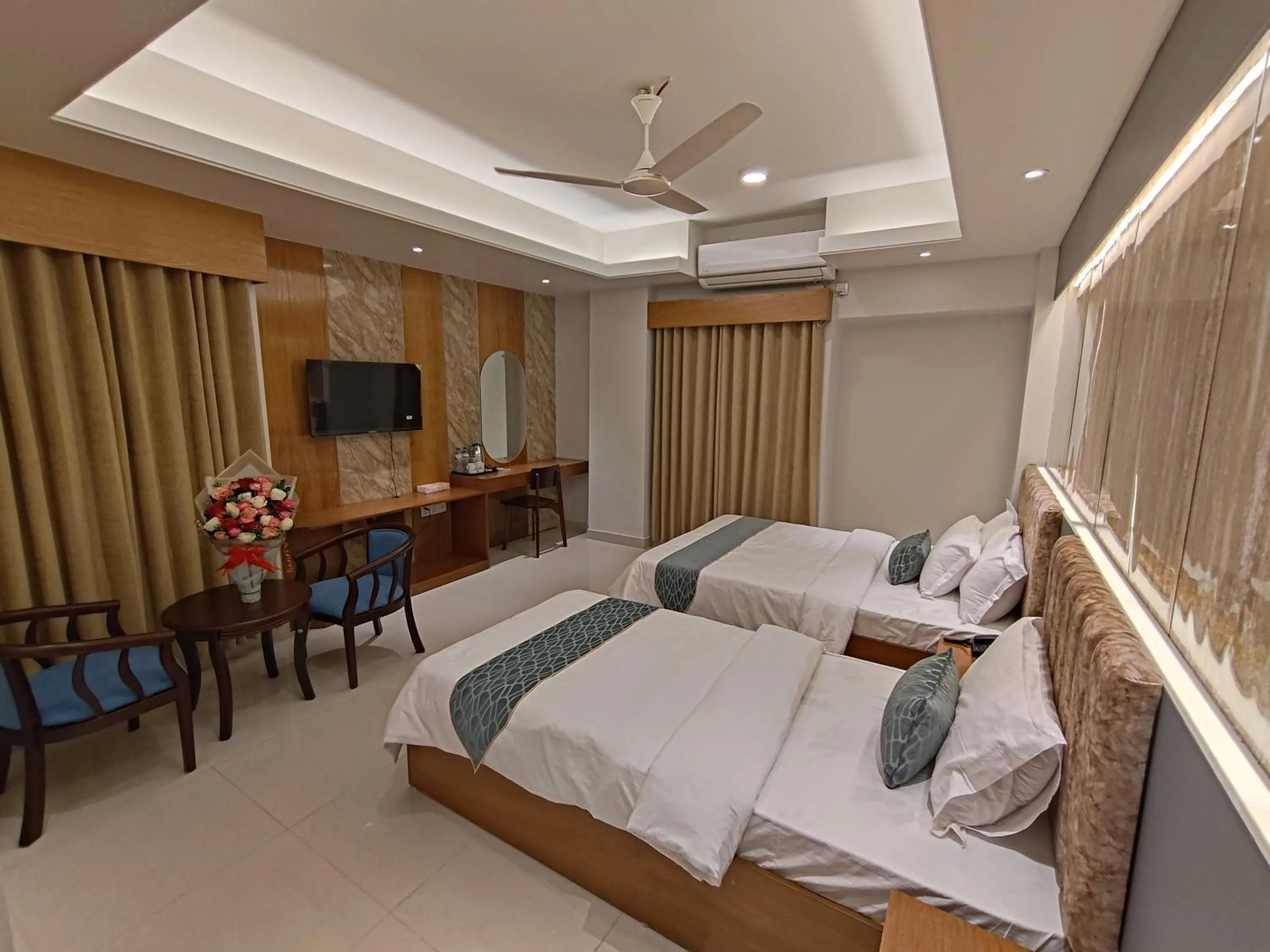 Bed in Sylhet Paradise Inn