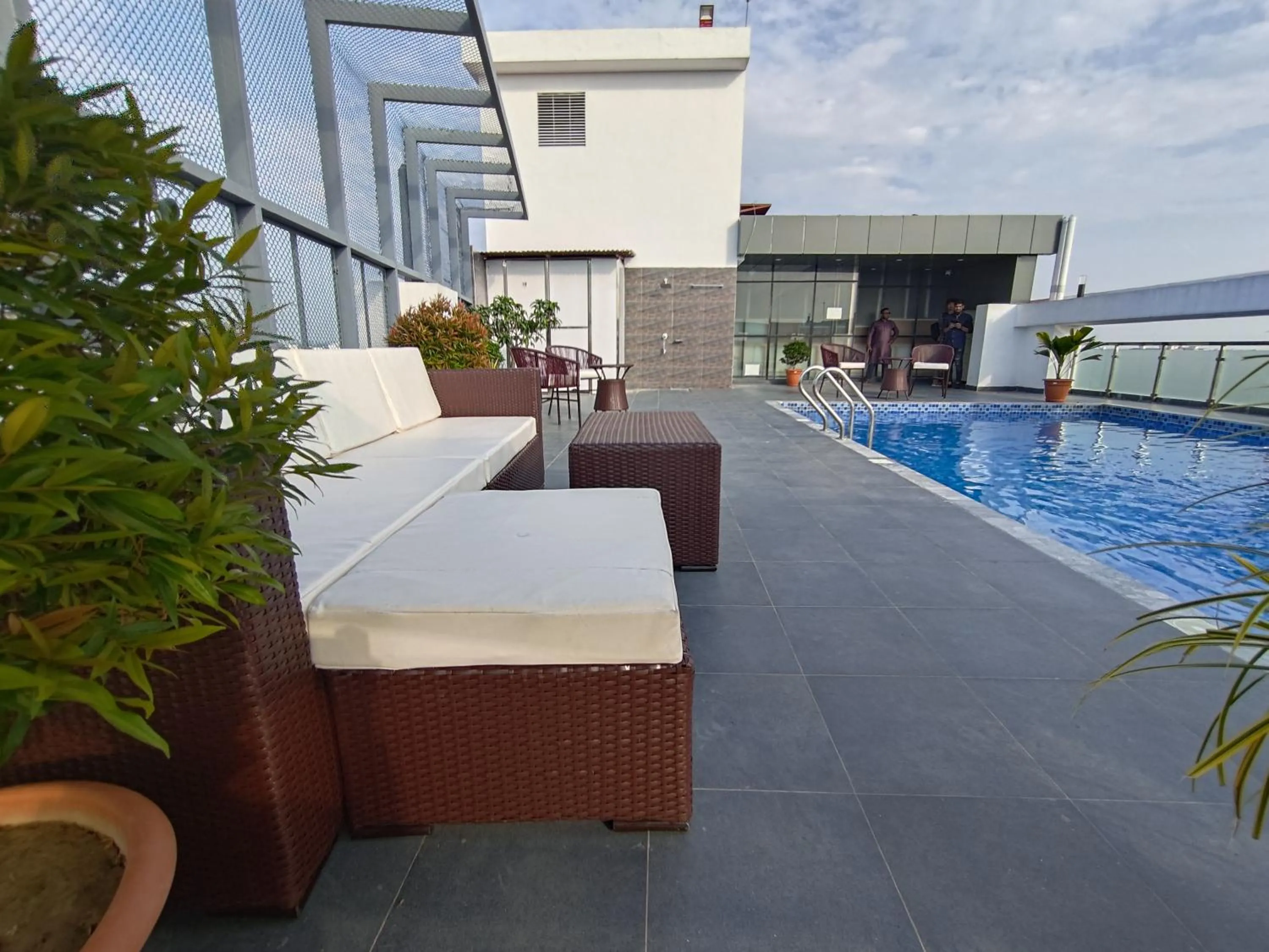 Swimming pool in Sylhet Paradise Inn