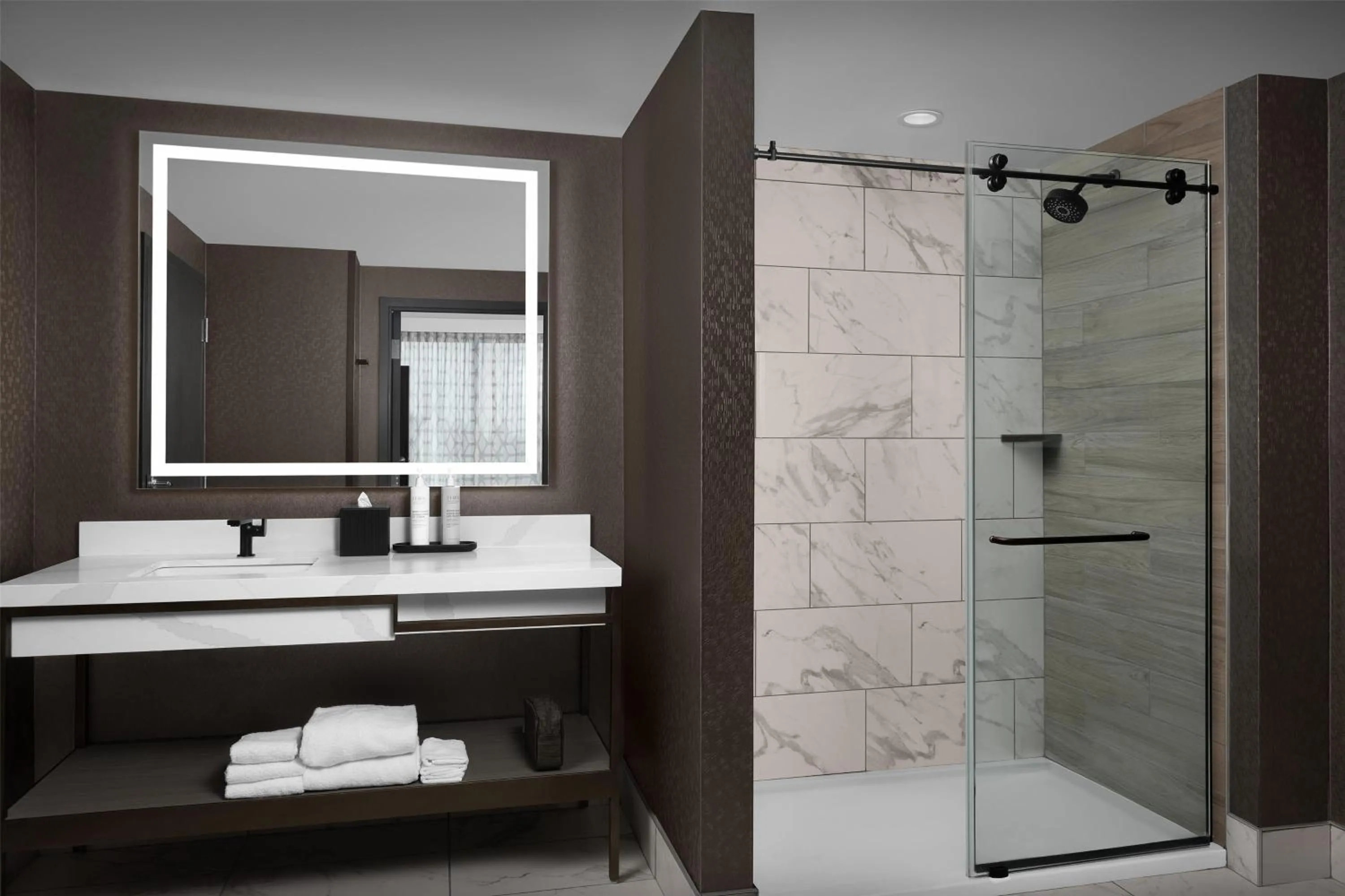 Bathroom in Embassy Suites By Hilton Pigeon Forge Resort