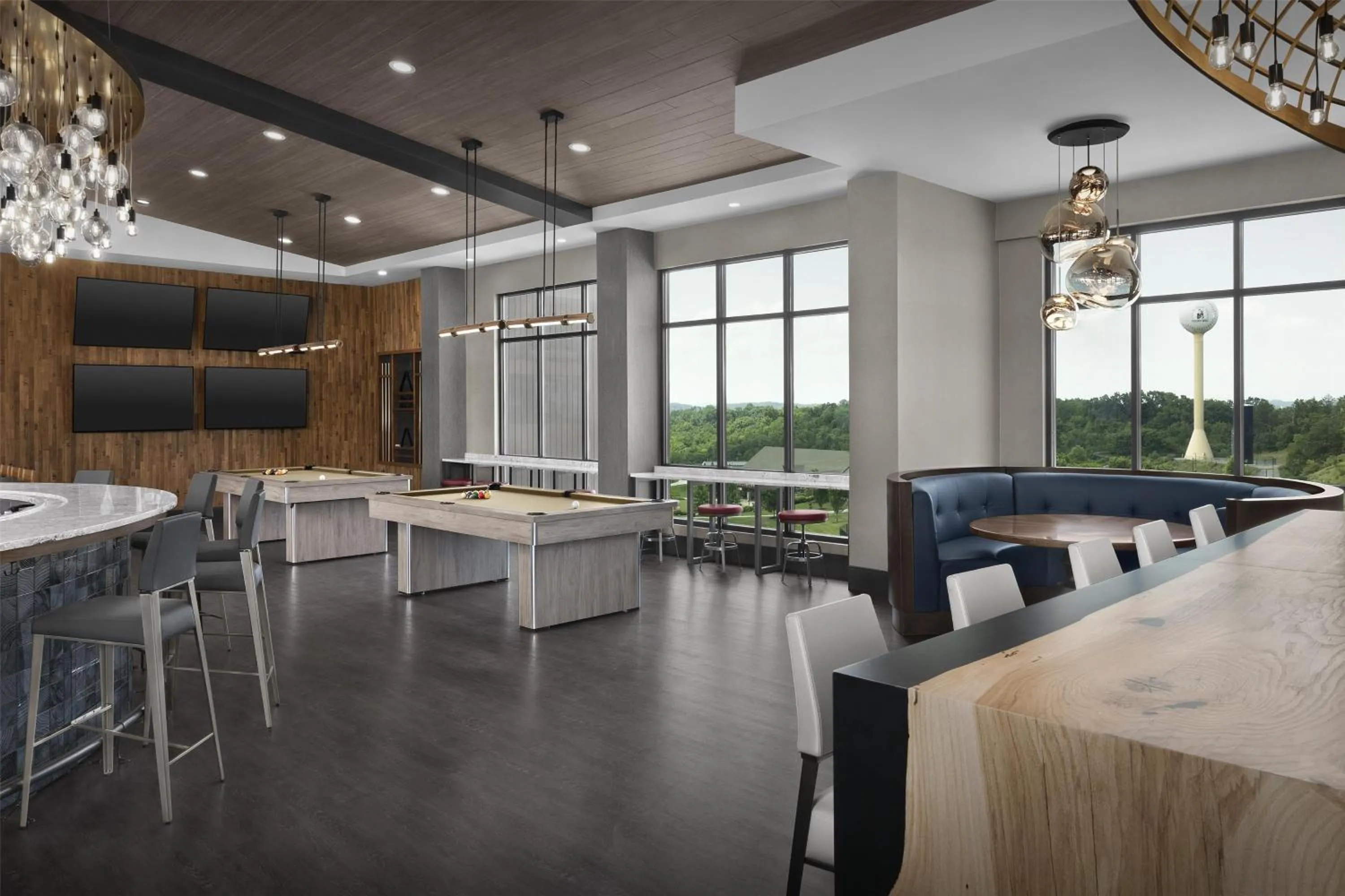 Lobby or reception in Embassy Suites By Hilton Pigeon Forge Resort