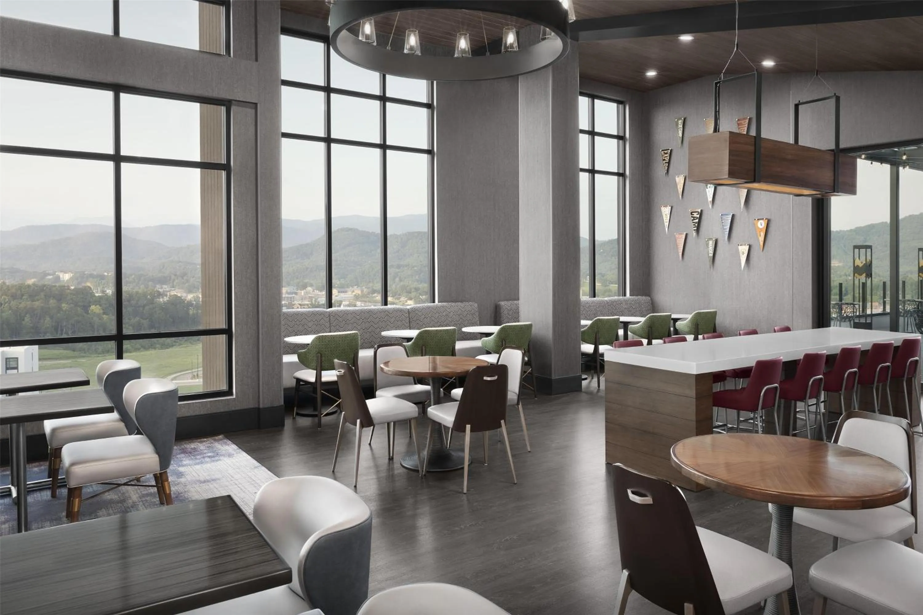 Breakfast in Embassy Suites By Hilton Pigeon Forge Resort