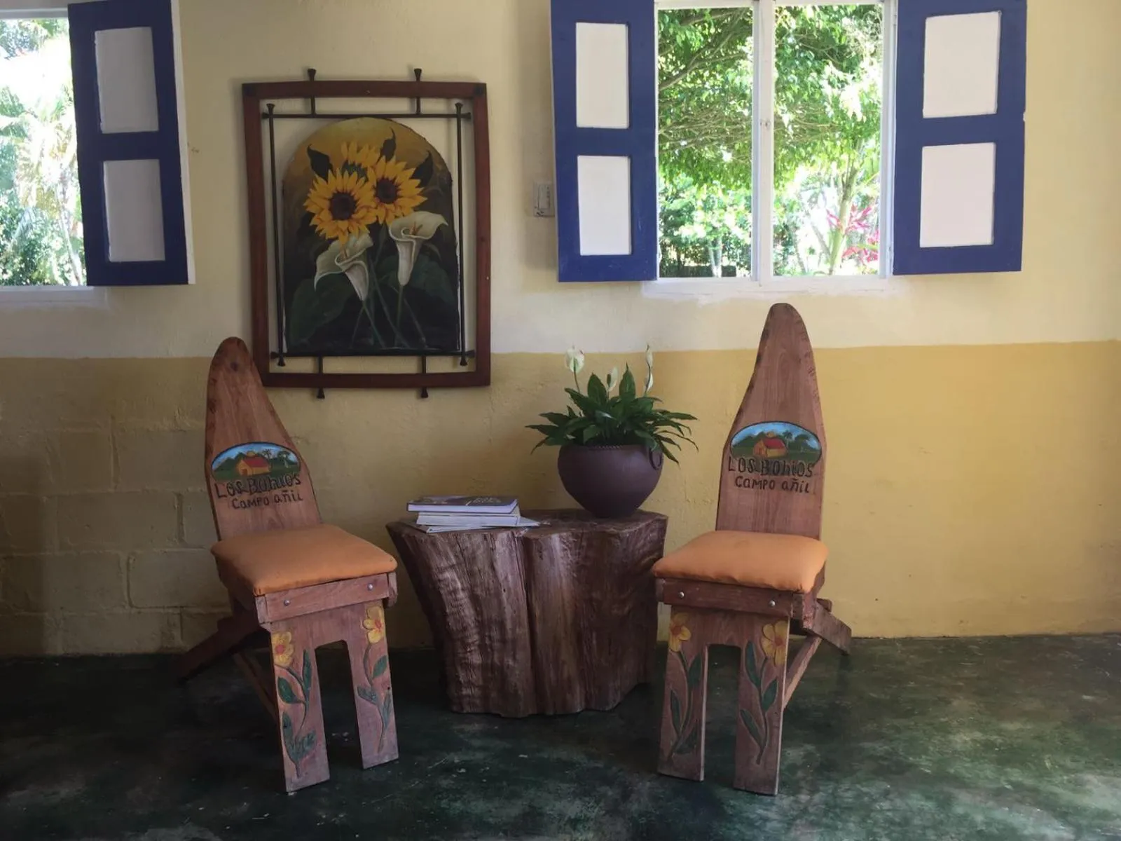 Lobby or reception in Los Bohios Campo Añil