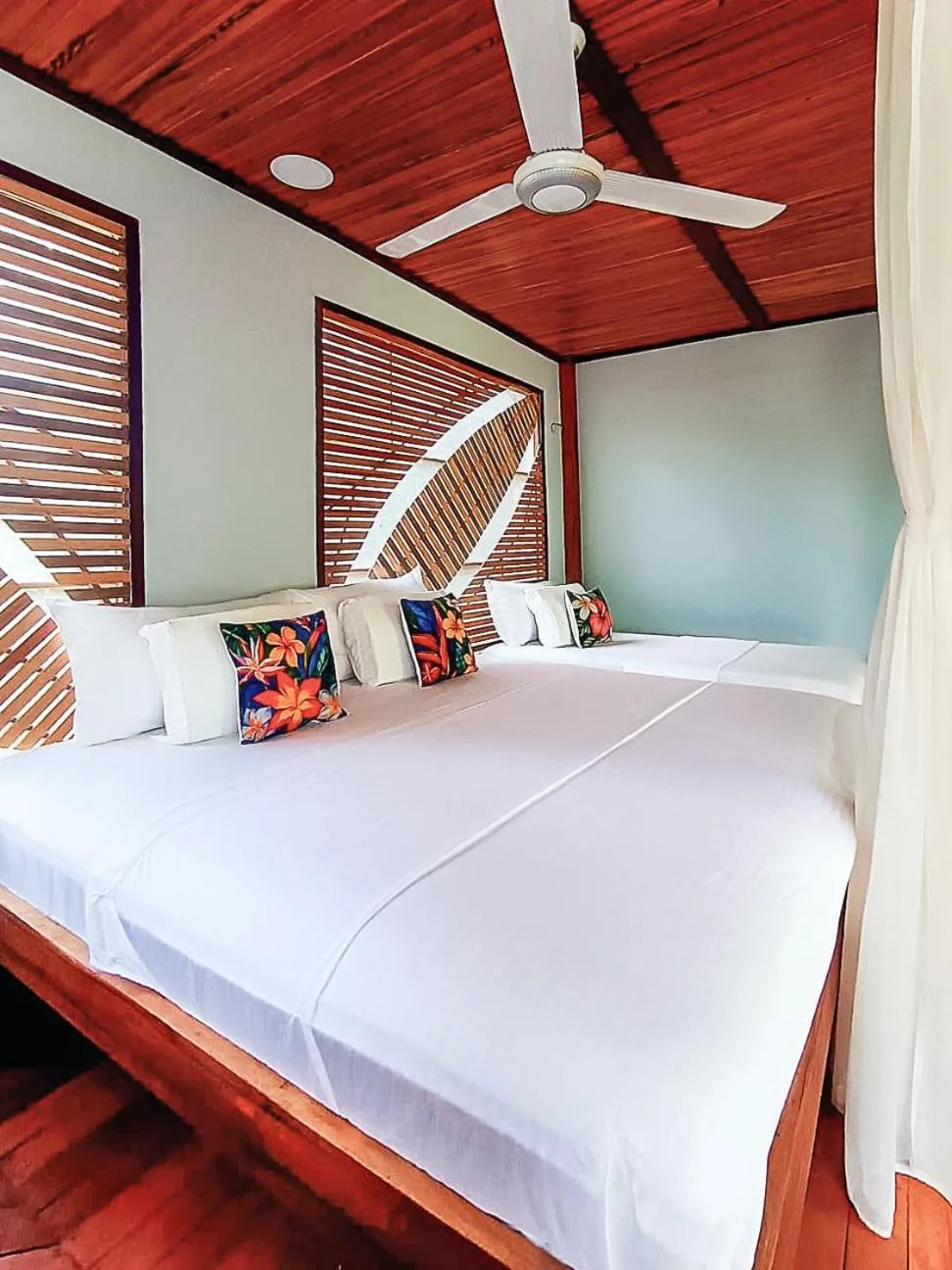 Bed in Burú Nature Hotel